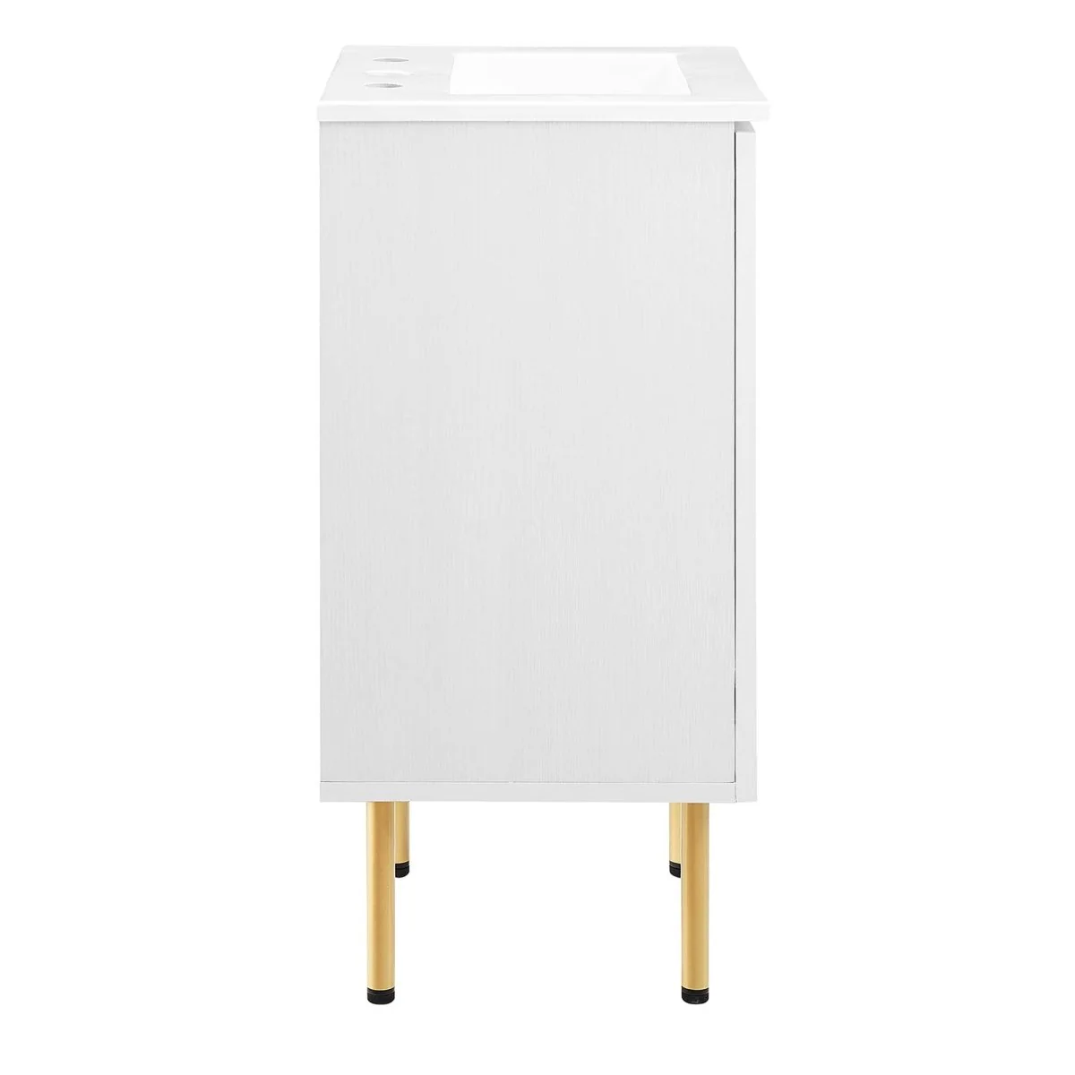 Freestanding Bathroom Vanity Cabinet with Rattan Weave Doors and Storage - Image 22