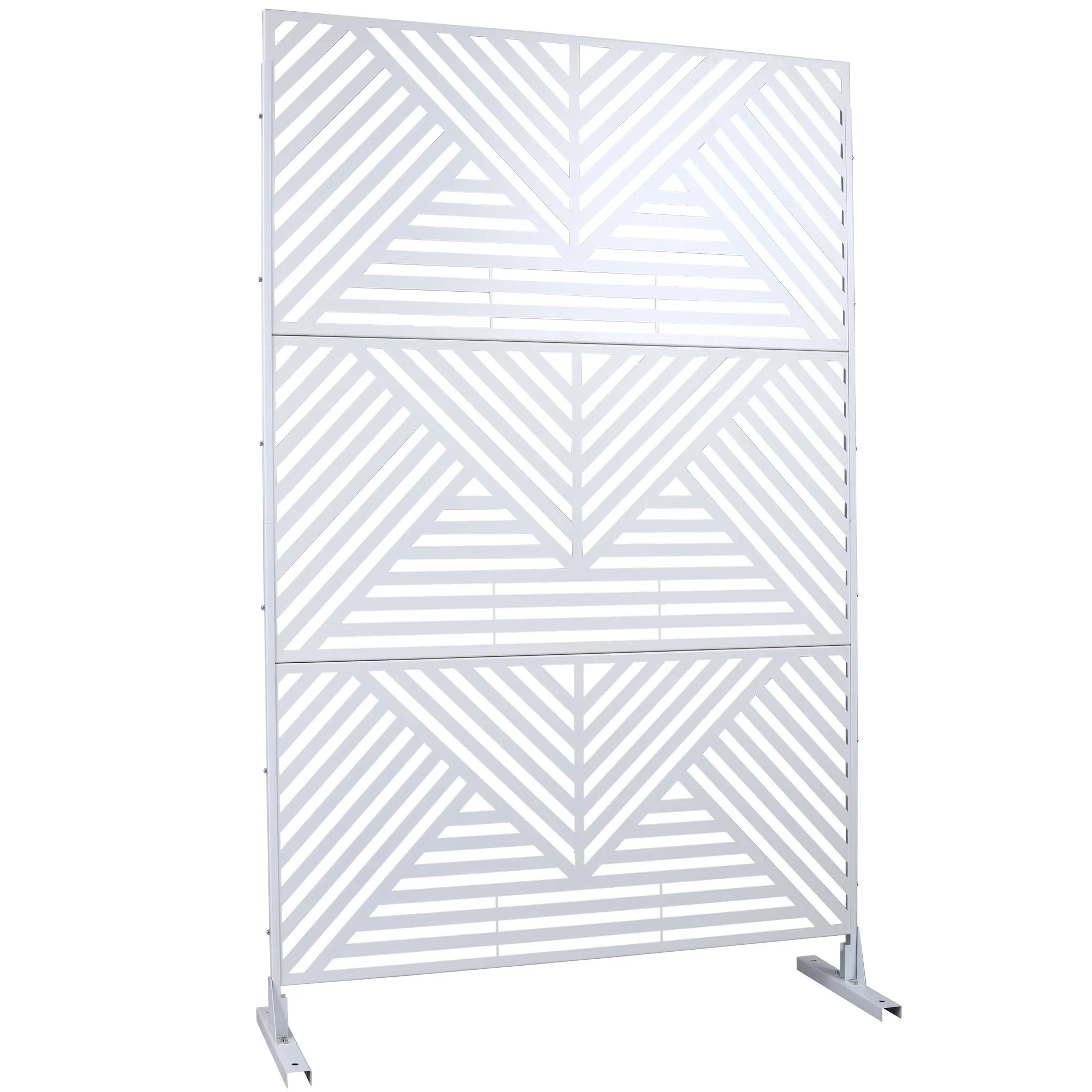 Freestanding Outdoor & Indoor Freestanding Metal Privacy Screen - Image 20