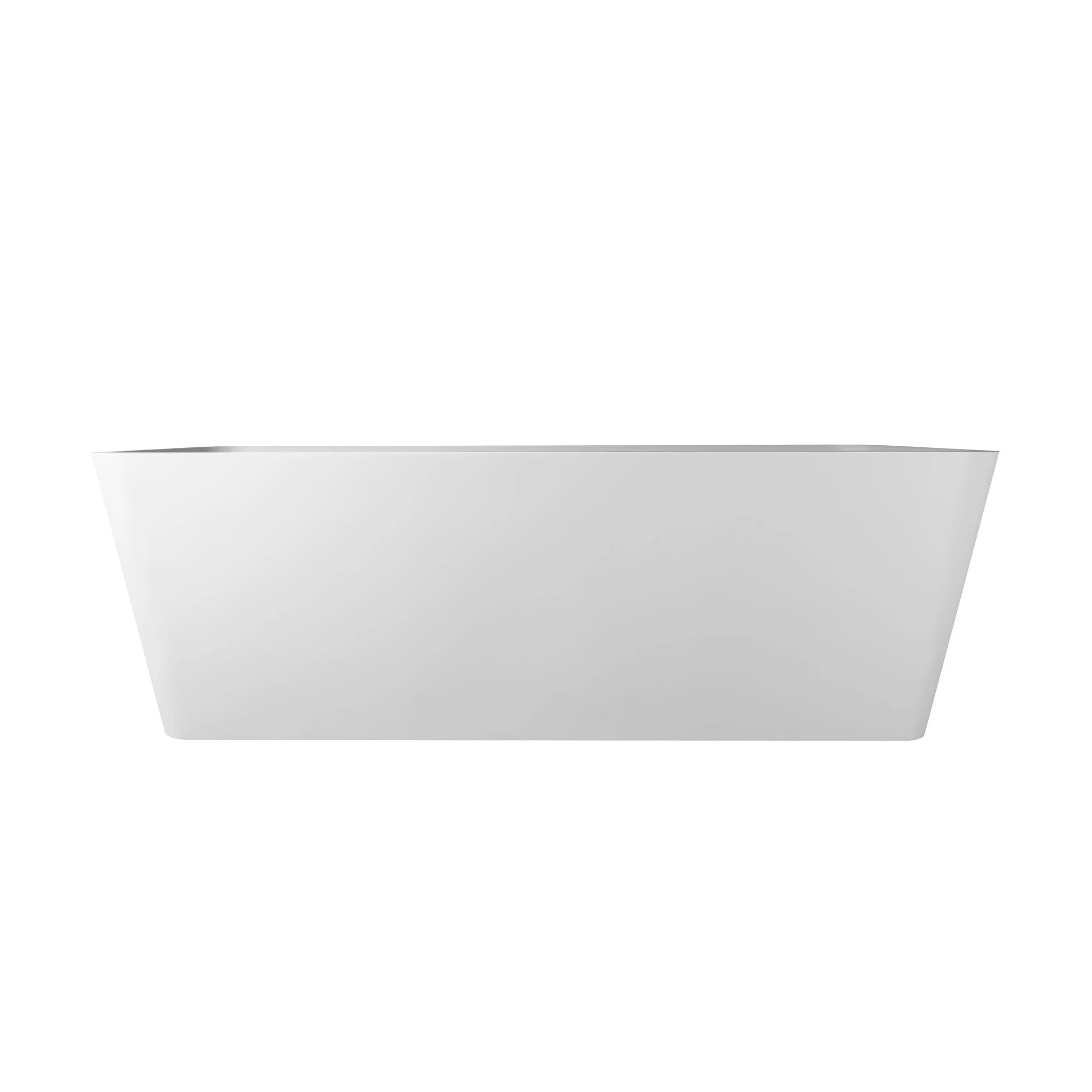Freestandingn And Solid Surface, Soaking Bathtub For Bathroom - Matte White - Image 4