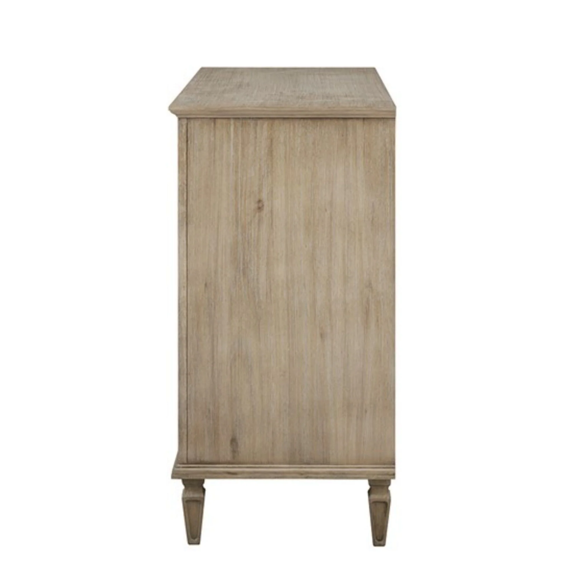 French Inspired Small Dresser - Wire Brushed Light Natural - Image 3