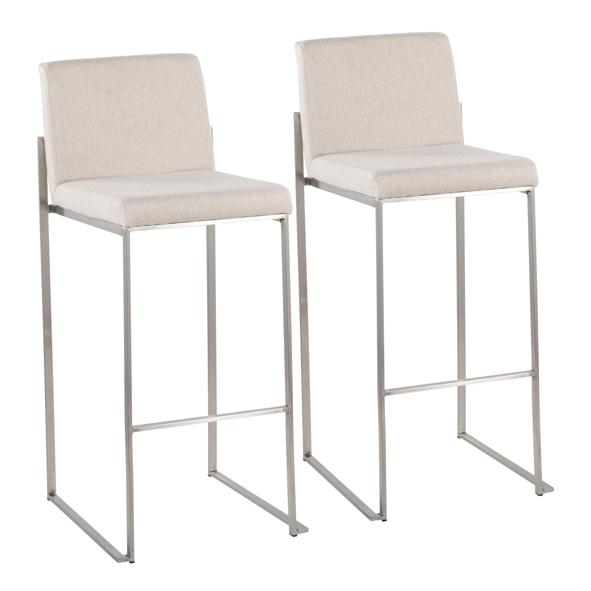 Fuji - Contemporary And Modern Elegance High Back Barstool - Image 4