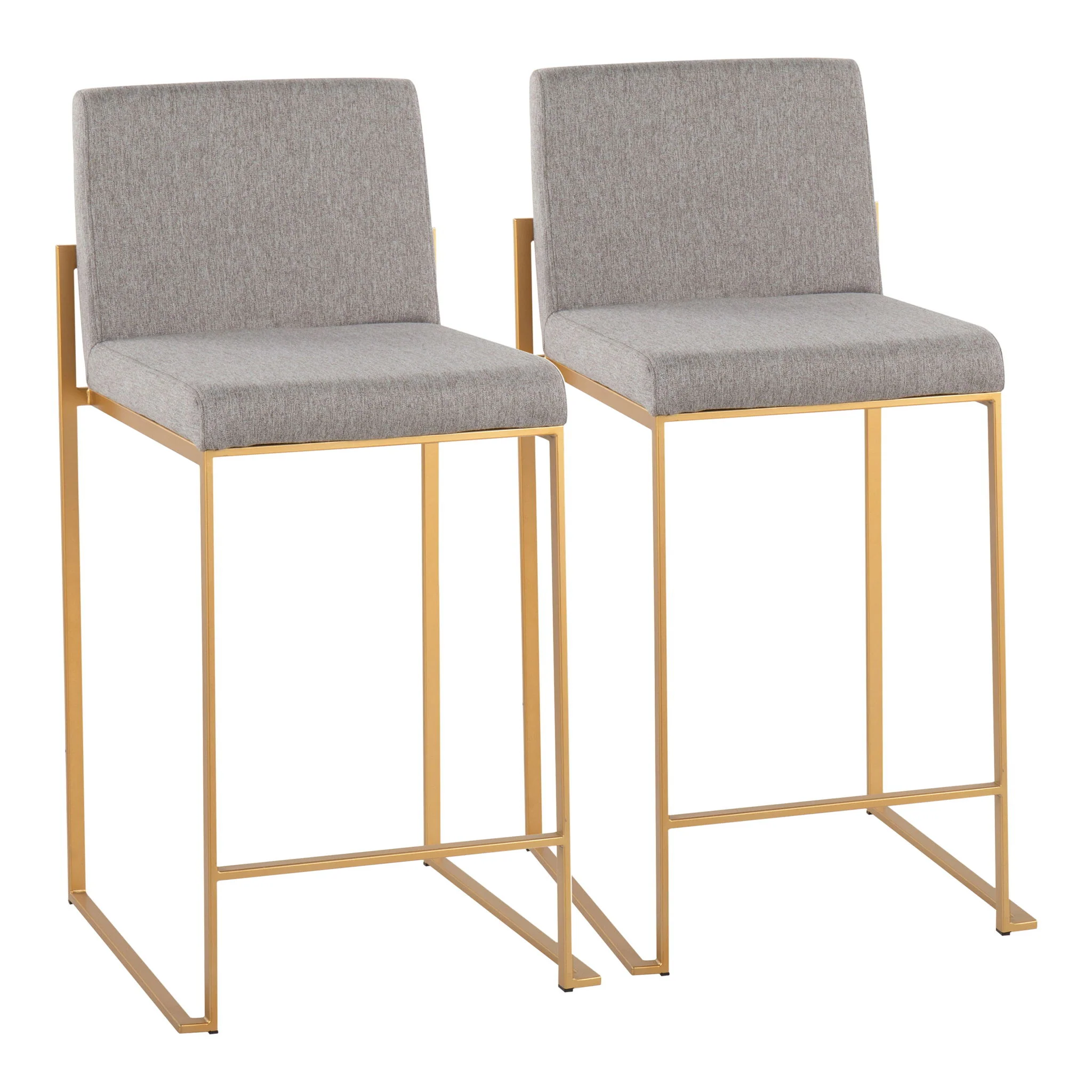 Fuji - Contemporary High Back Stylish Counter Stool - Image 13