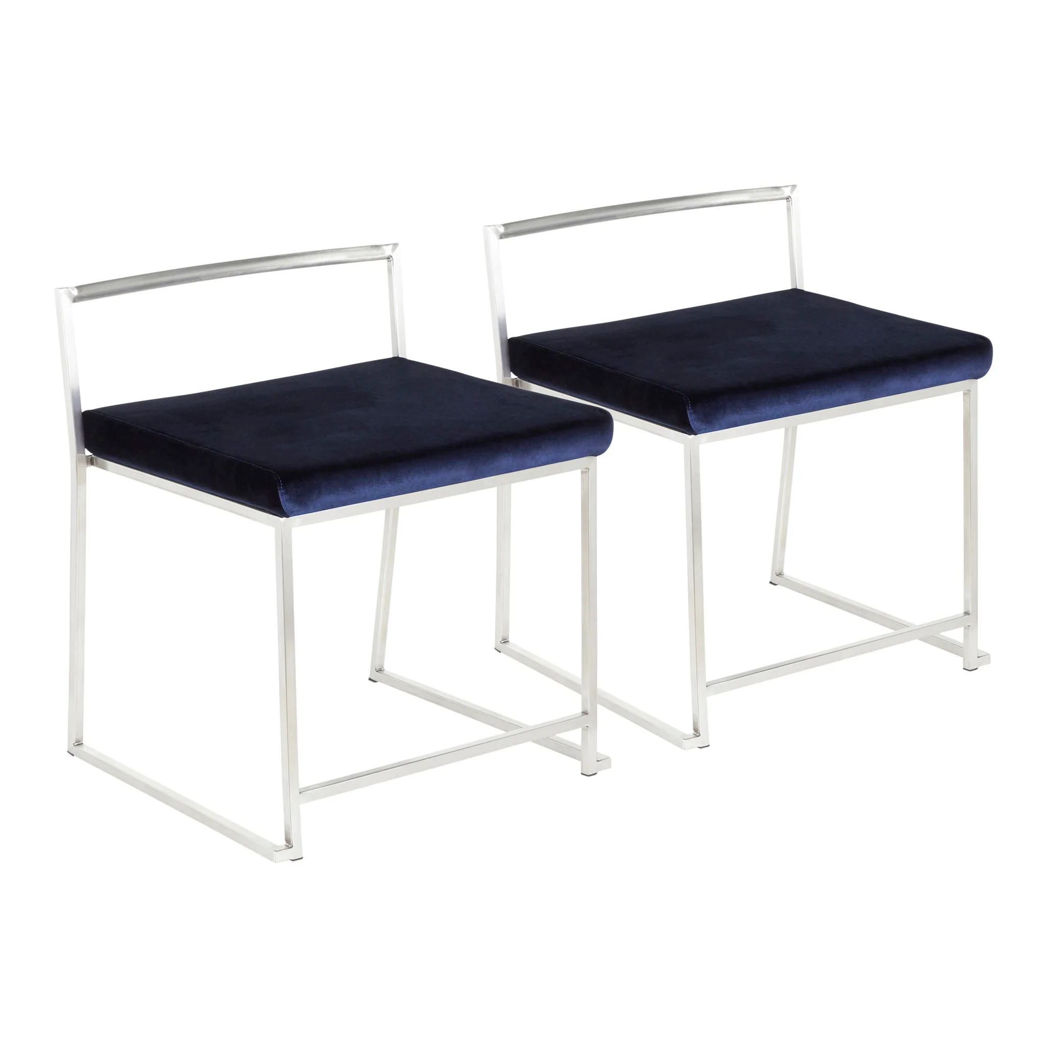 Fuji - Contemporary Stackable Dining Chair (Set of 2) - Image 2