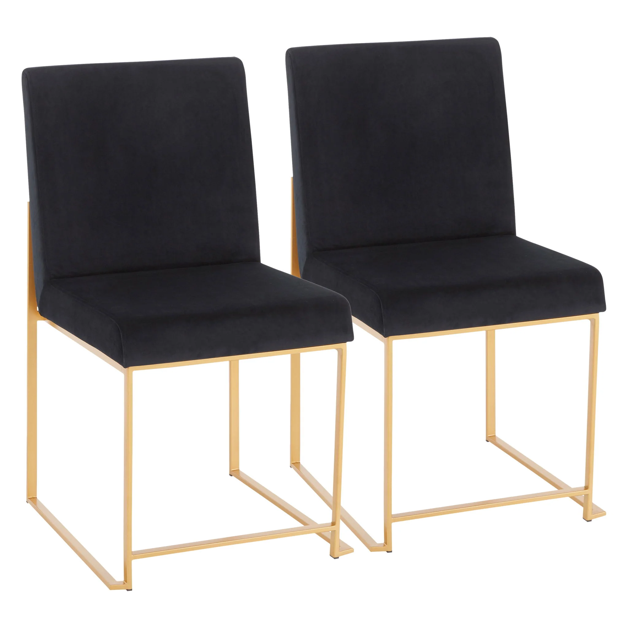 Fuji - Contemporary Stylish Frame, High Back Dining Chair (Set of 2) - Image 2