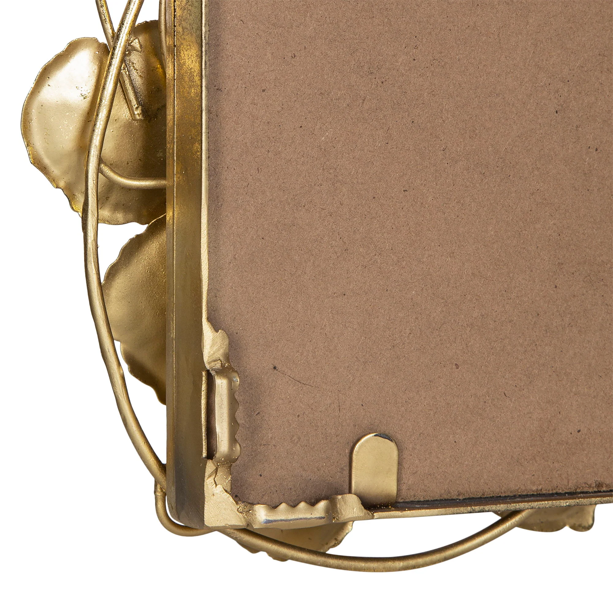 Full Length Mirror With en Leaf Accents, Floor Miiror For Living Room Bedroom - Gold - Image 8