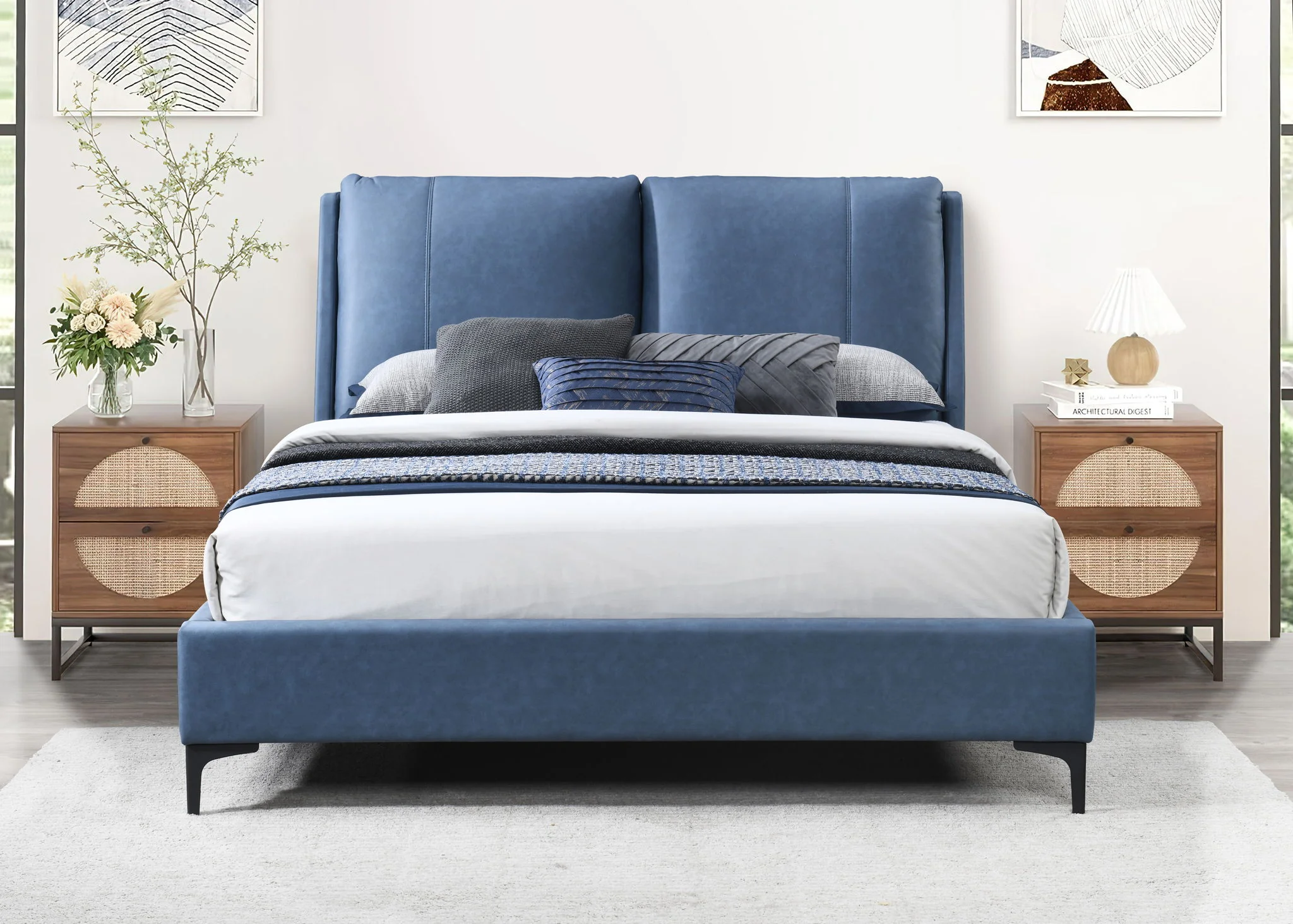 Fully Upholstered Bed - Image 4