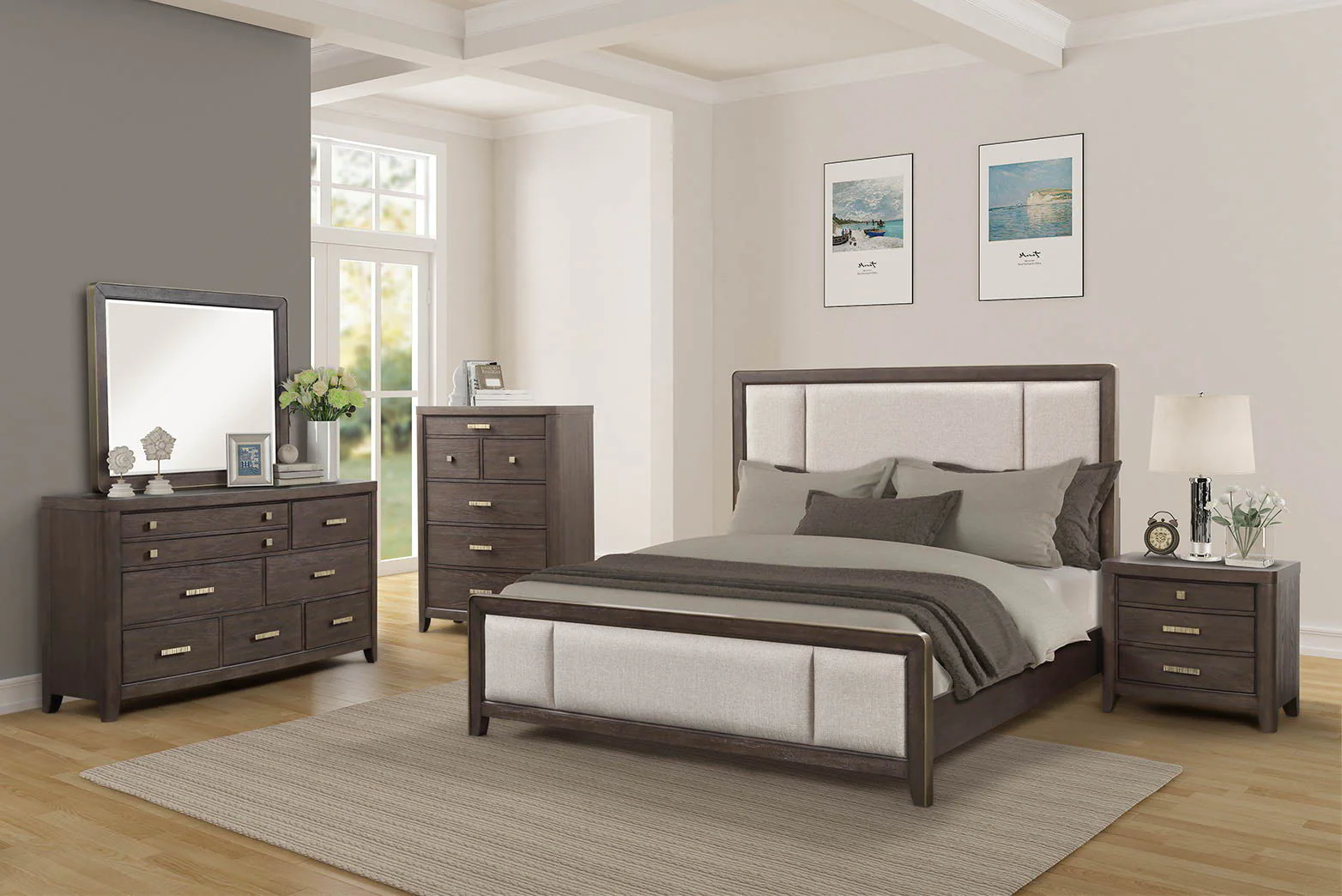 Fulton - Nightstand - Brown - Image 3