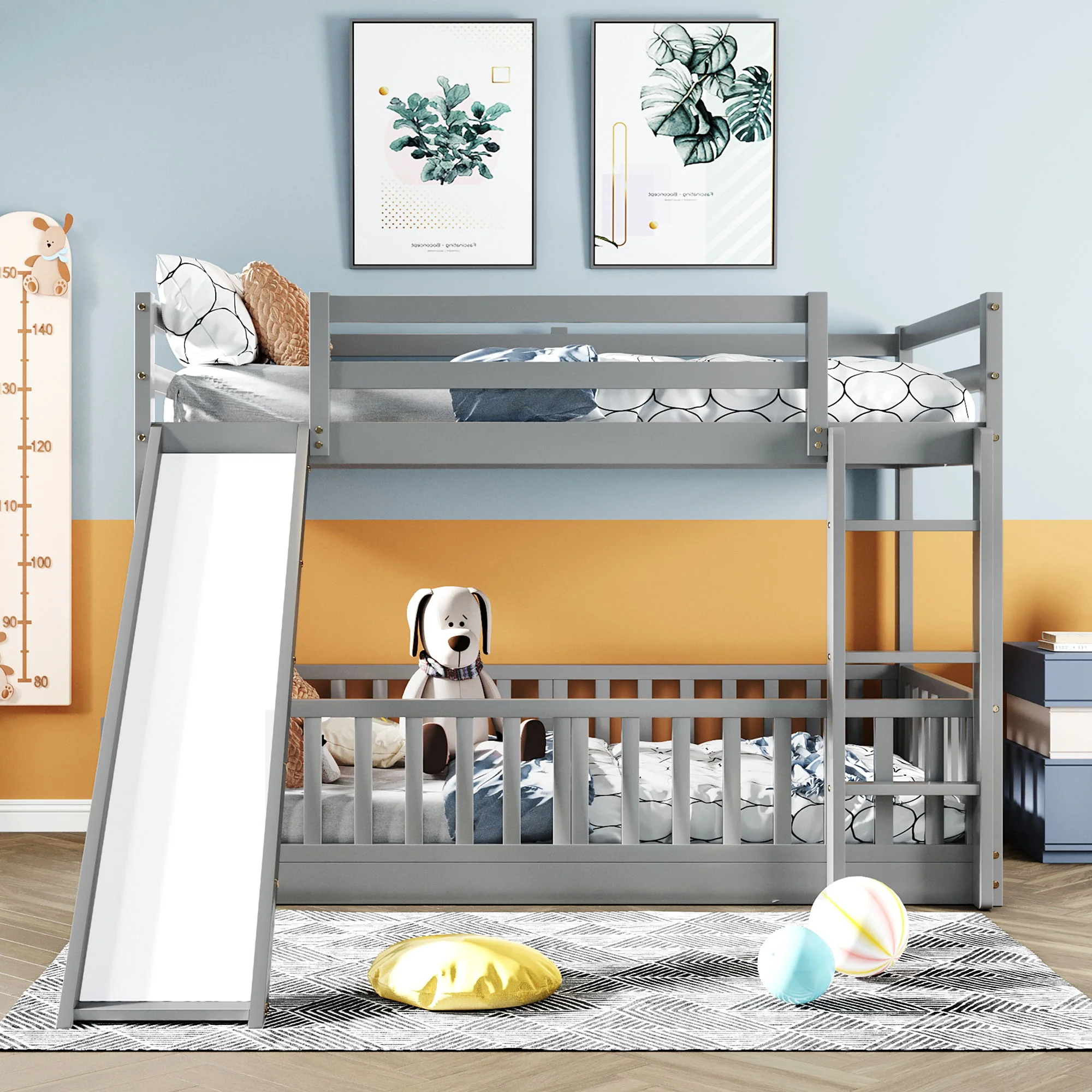 Functional Bunk Bed & Convertible Ladder And Slide - Image 11