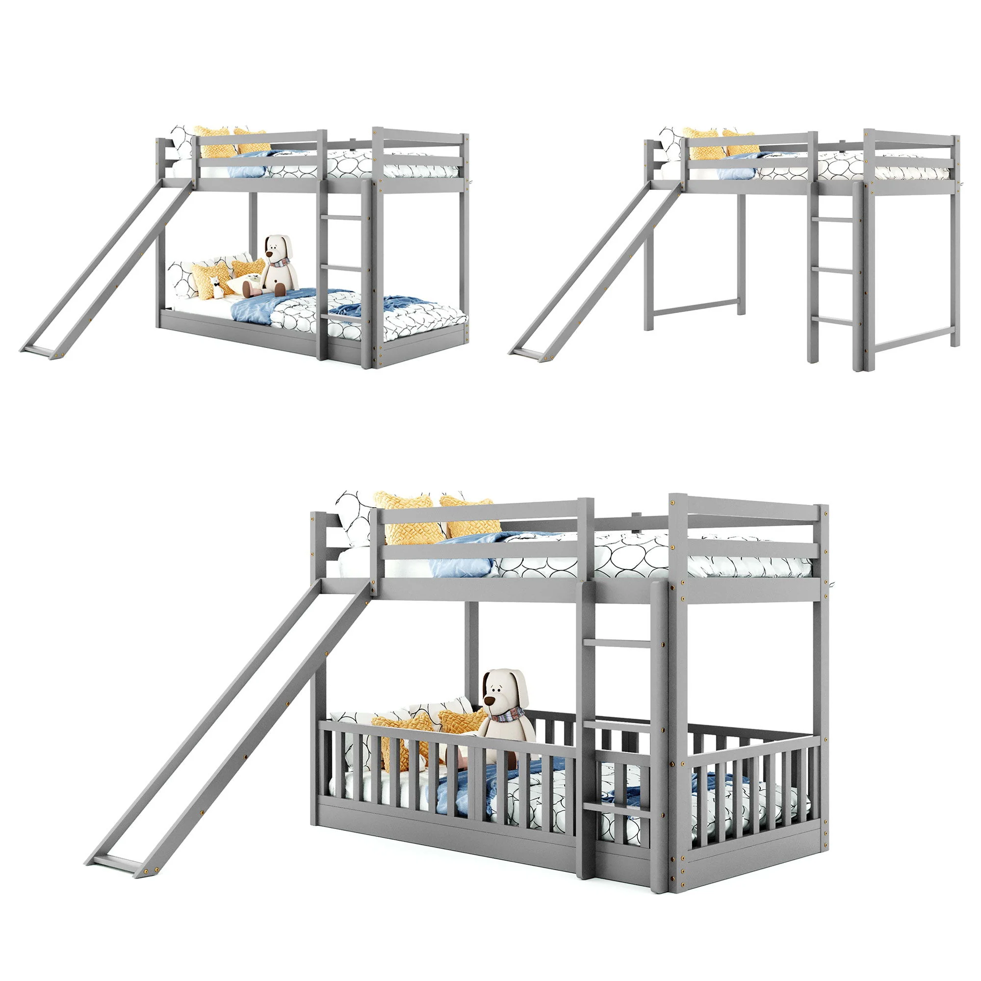 Functional Bunk Bed & Convertible Ladder And Slide - Image 16