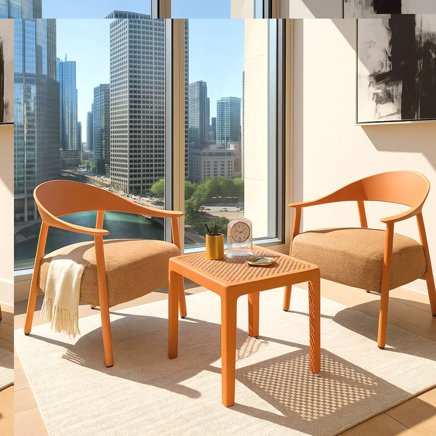 Furniture Set With Seat Cushions, Sturdy And Durable - Image 17