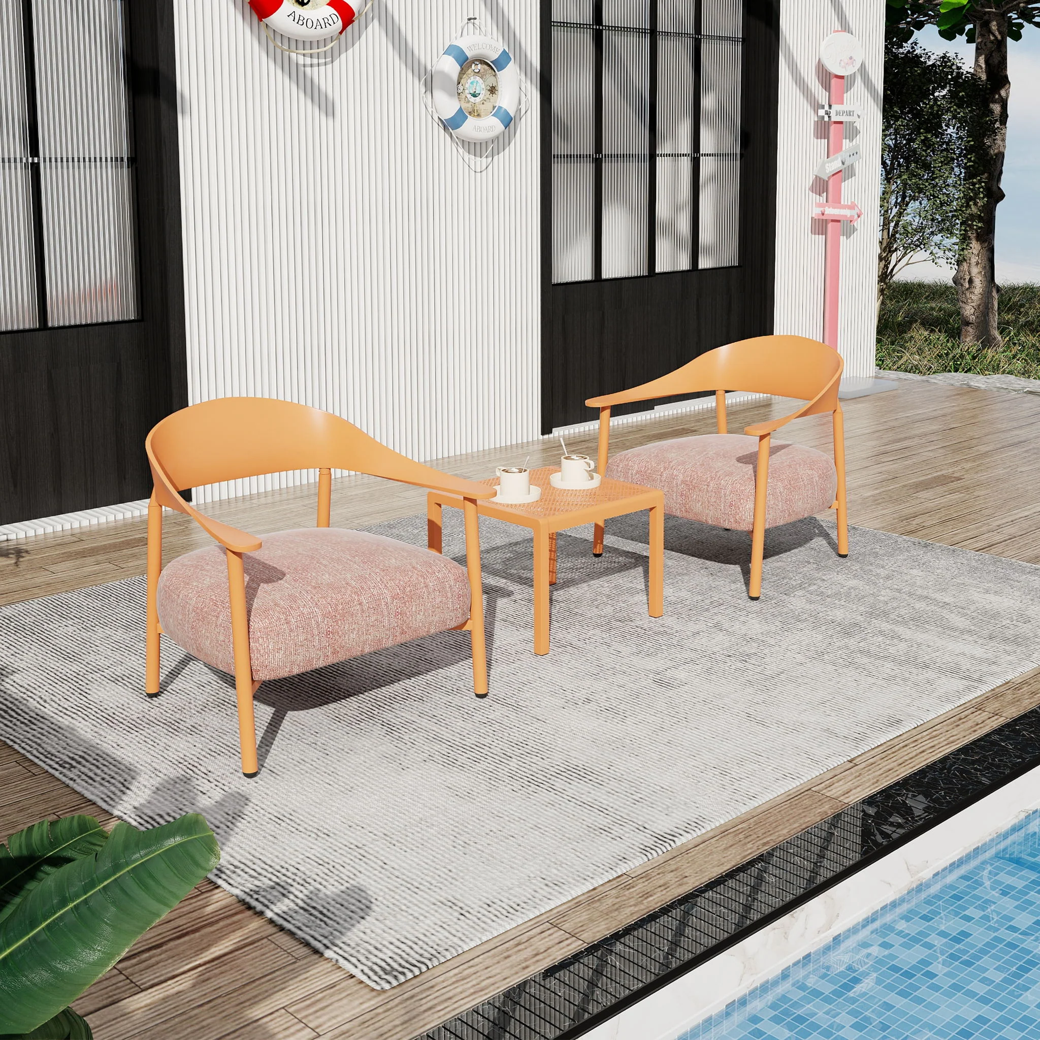 Furniture Set With Seat Cushions, Sturdy And Durable - Image 6