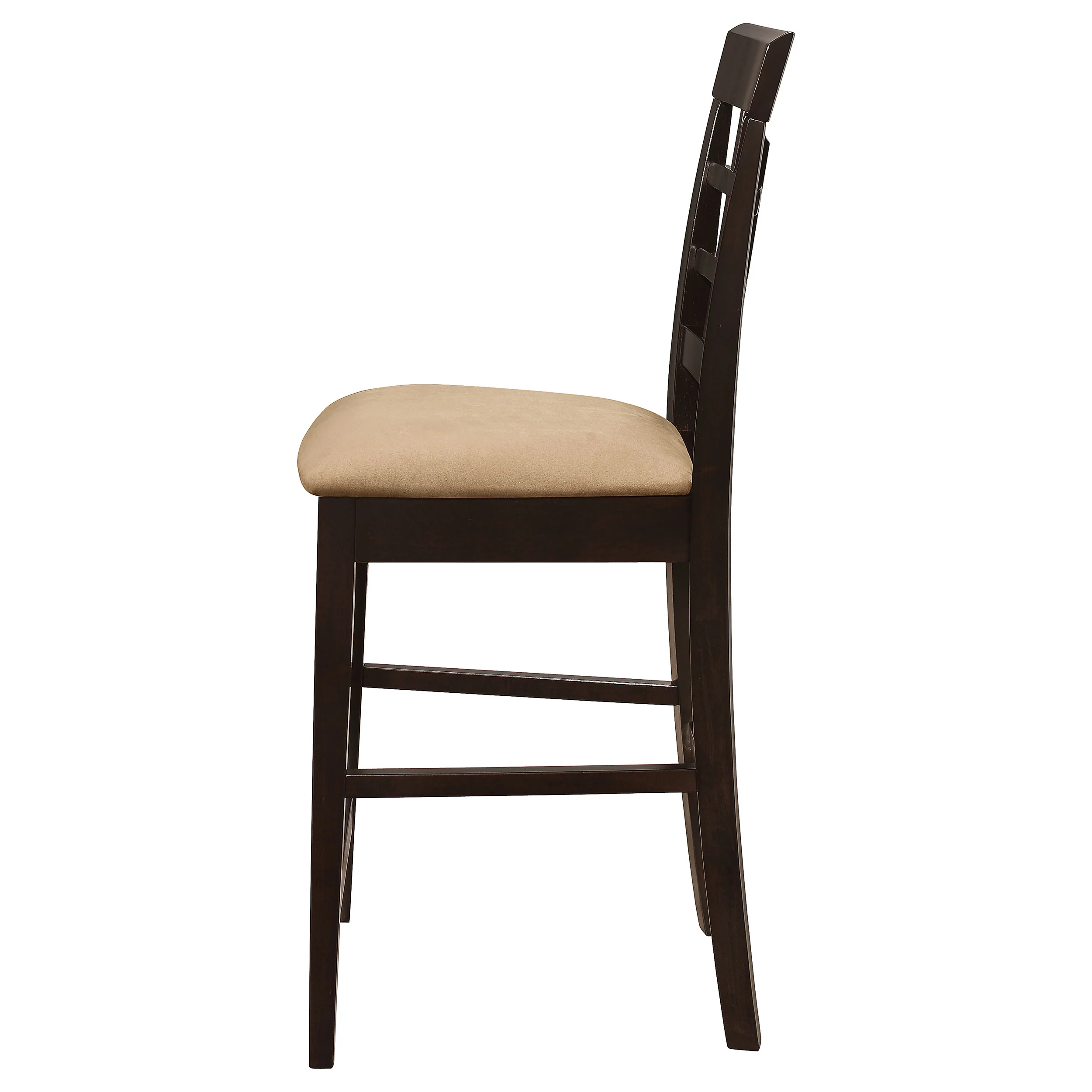 Gabriel Lattice Back Counter Chair Cappuccino - Set of 2 - Image 6