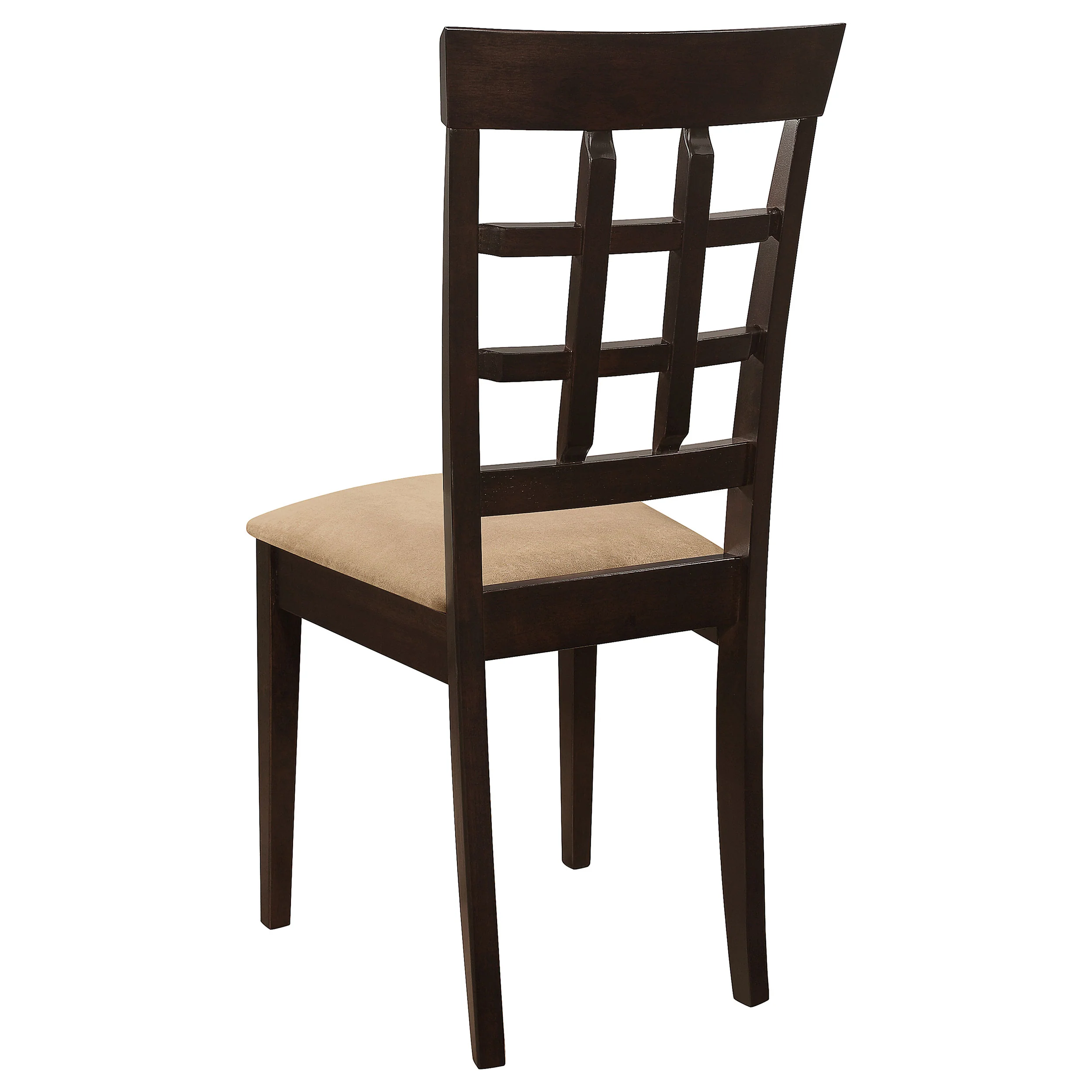 Gabriel Lattice Back Dining Side Chair Cappuccino - Set of 2 - Image 6