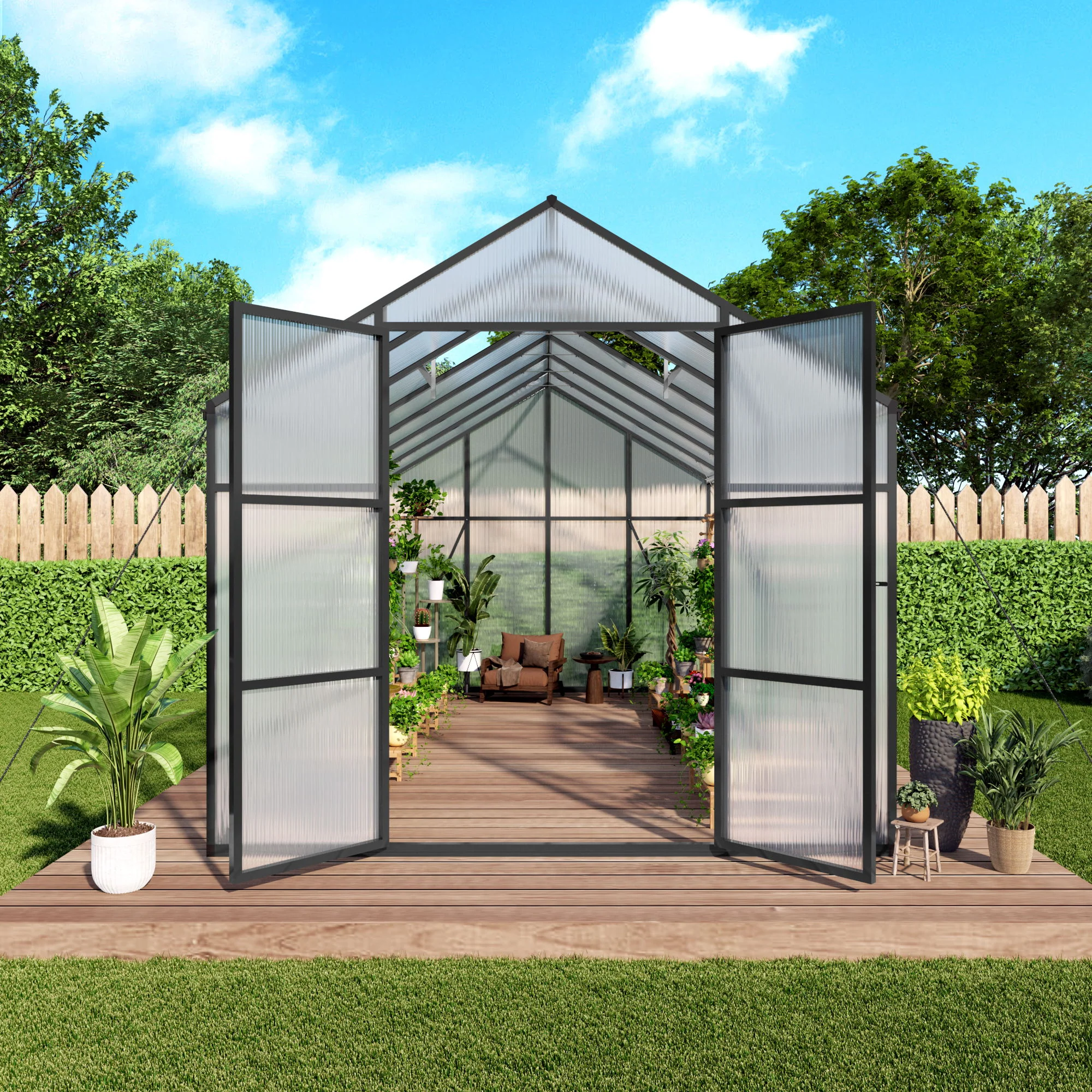 Gain Height Windproof house All Season Outdoor Garden Shelter - Image 17