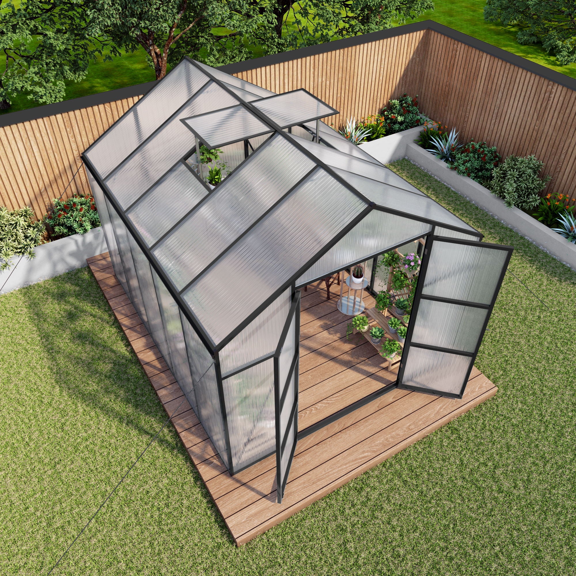 Gain Height Windproof house All Season Outdoor Garden Shelter - Image 21