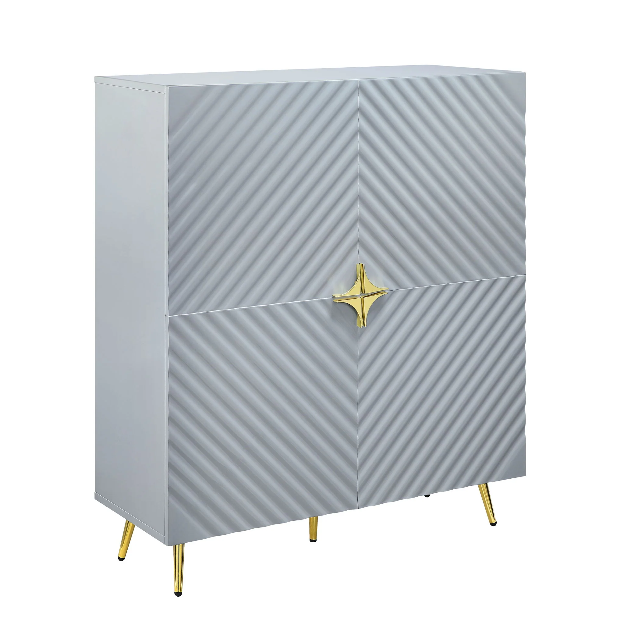 Gaines - High Gloss Accent Cabinet - Image 6