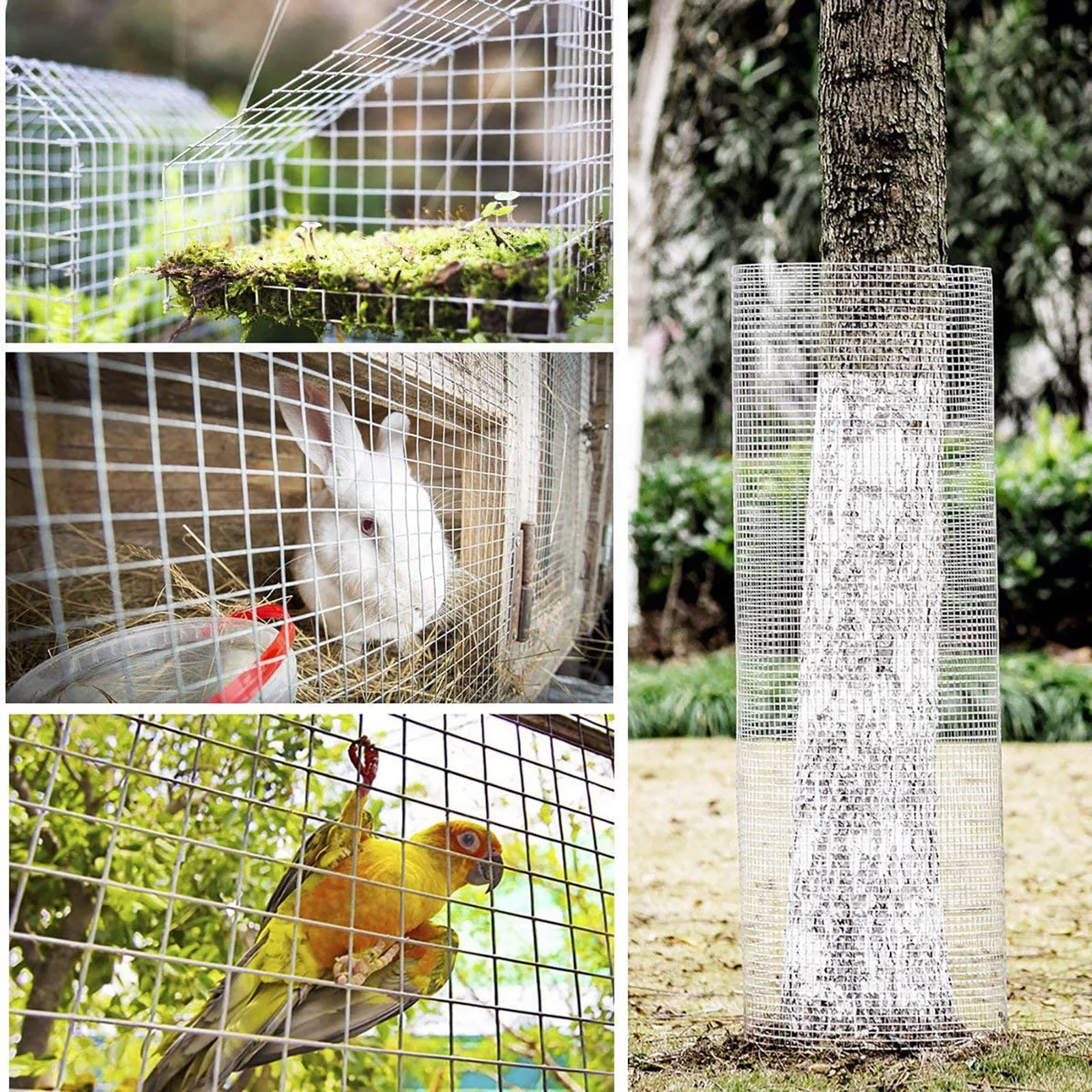 Galvanized Hardware Cloth, Gauge Metal Wire Fencing Roll For Garden And Animal Use - Silver - Image 7