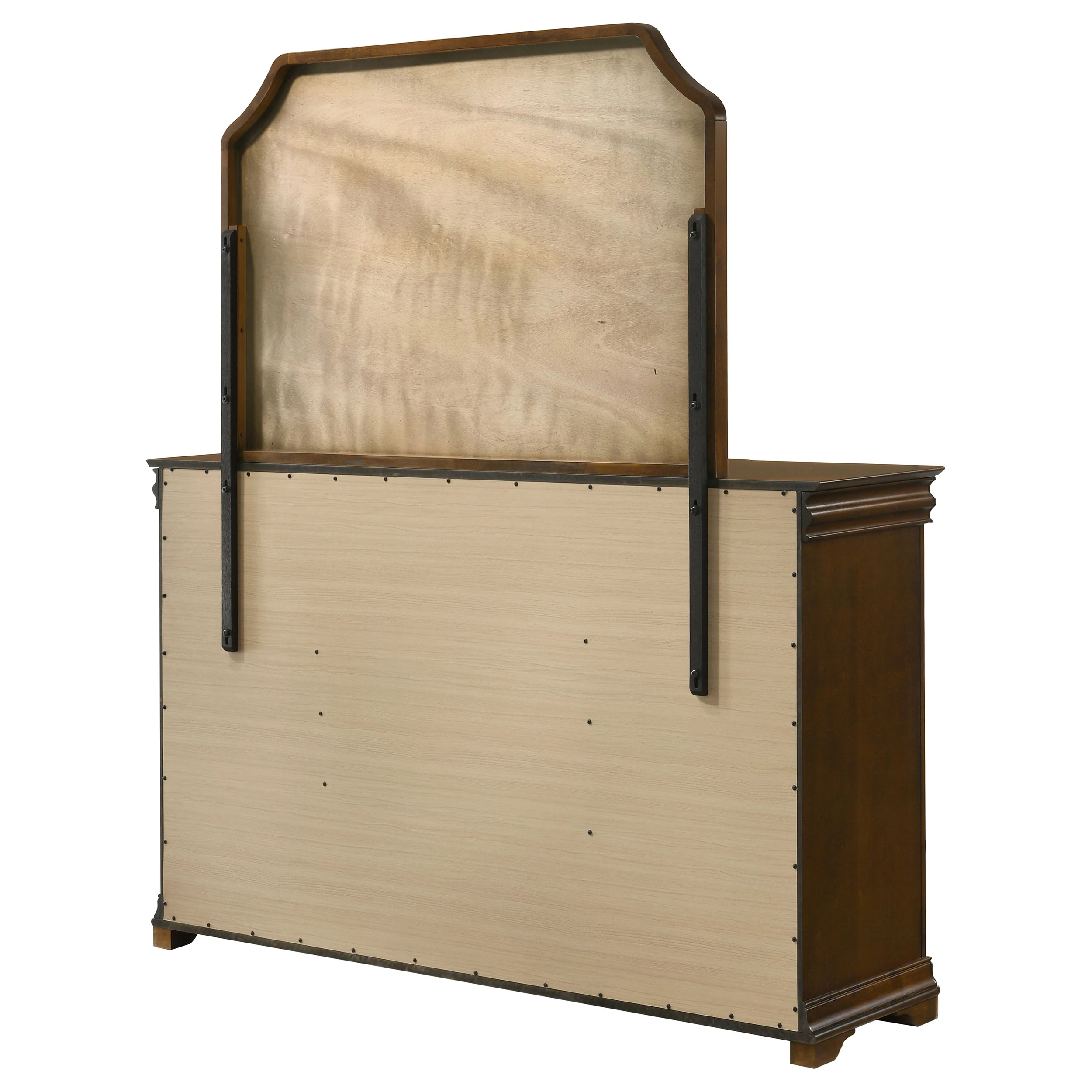 Garland 9-Drawer Dresser with Mirror in Brown Cherry - Image 8