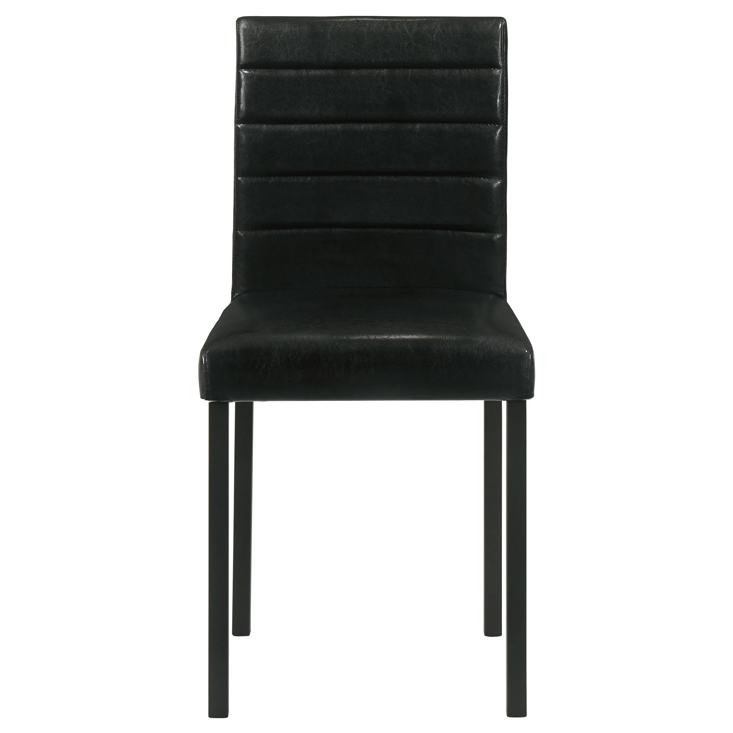 Garza Upholstered Dining Side Chair Black - Set of 4 - Image 4