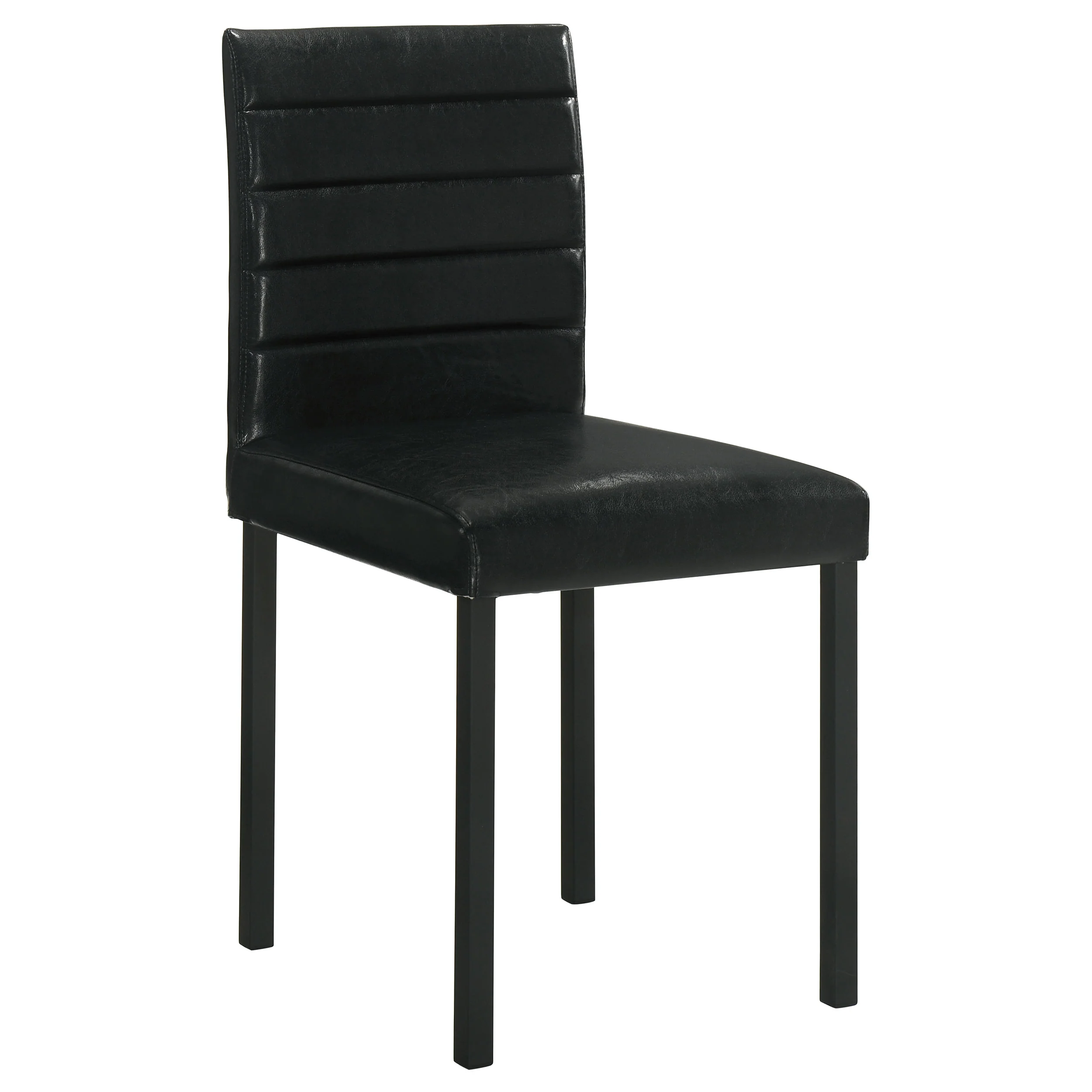 Garza Upholstered Dining Side Chair Black - Set of 4 - Image 5