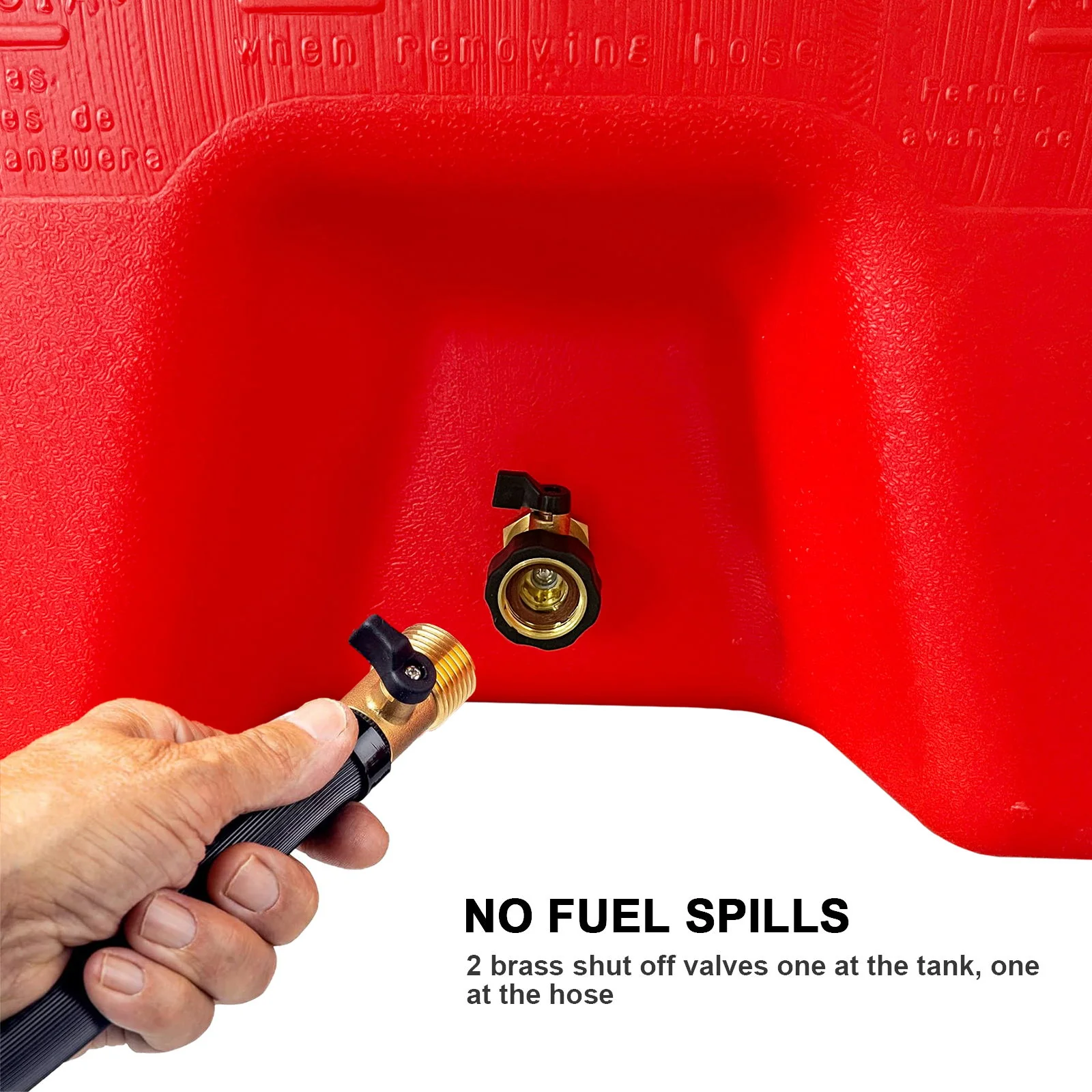 Gas Caddy With Wheels, Fuel Transfer Tank, Gasoline Diesel Can - Image 9