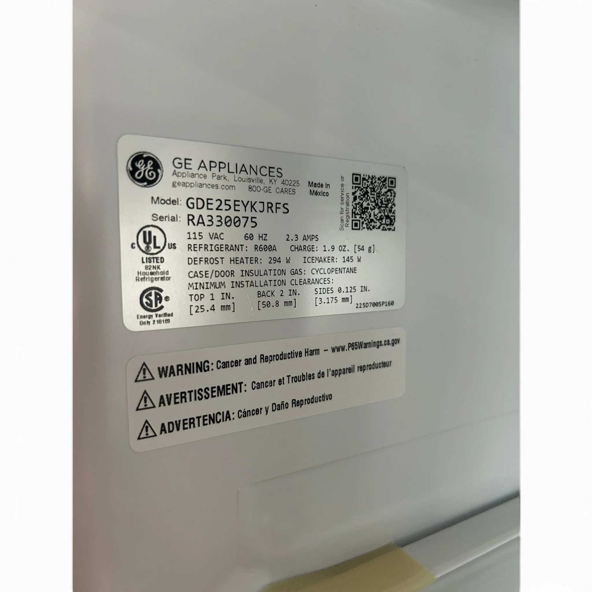 GE 24.8 cu. ft. Bottom Freezer Refrigerator in Fingerprint Resistant Stainless Steel - Image 4
