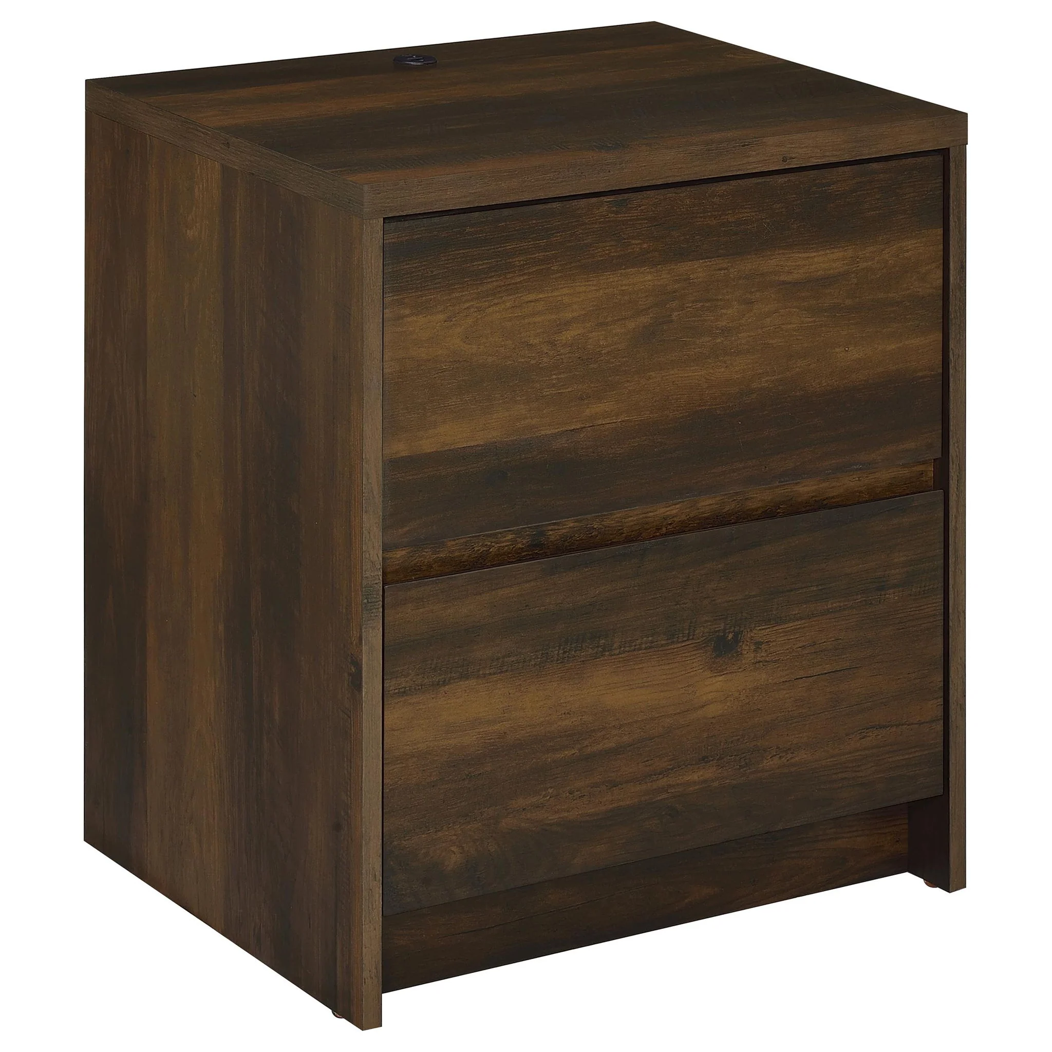 Geary - 2 Drawer Nightstand With LED Lights And USB Charging Ports - Image 3