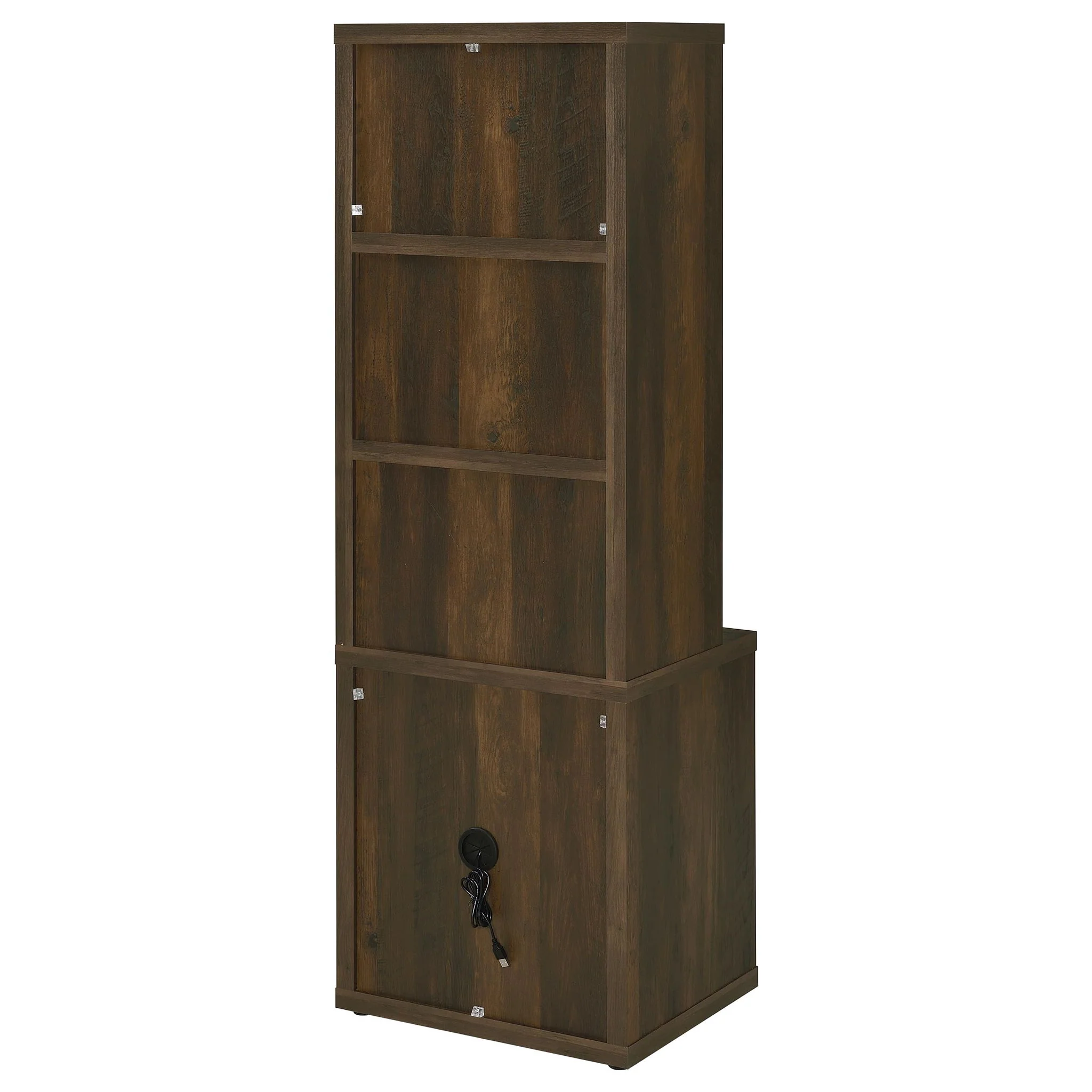 Geary - 3 Shelf Bookcase With USB Charging And Lockable Top Drawer - Image 17