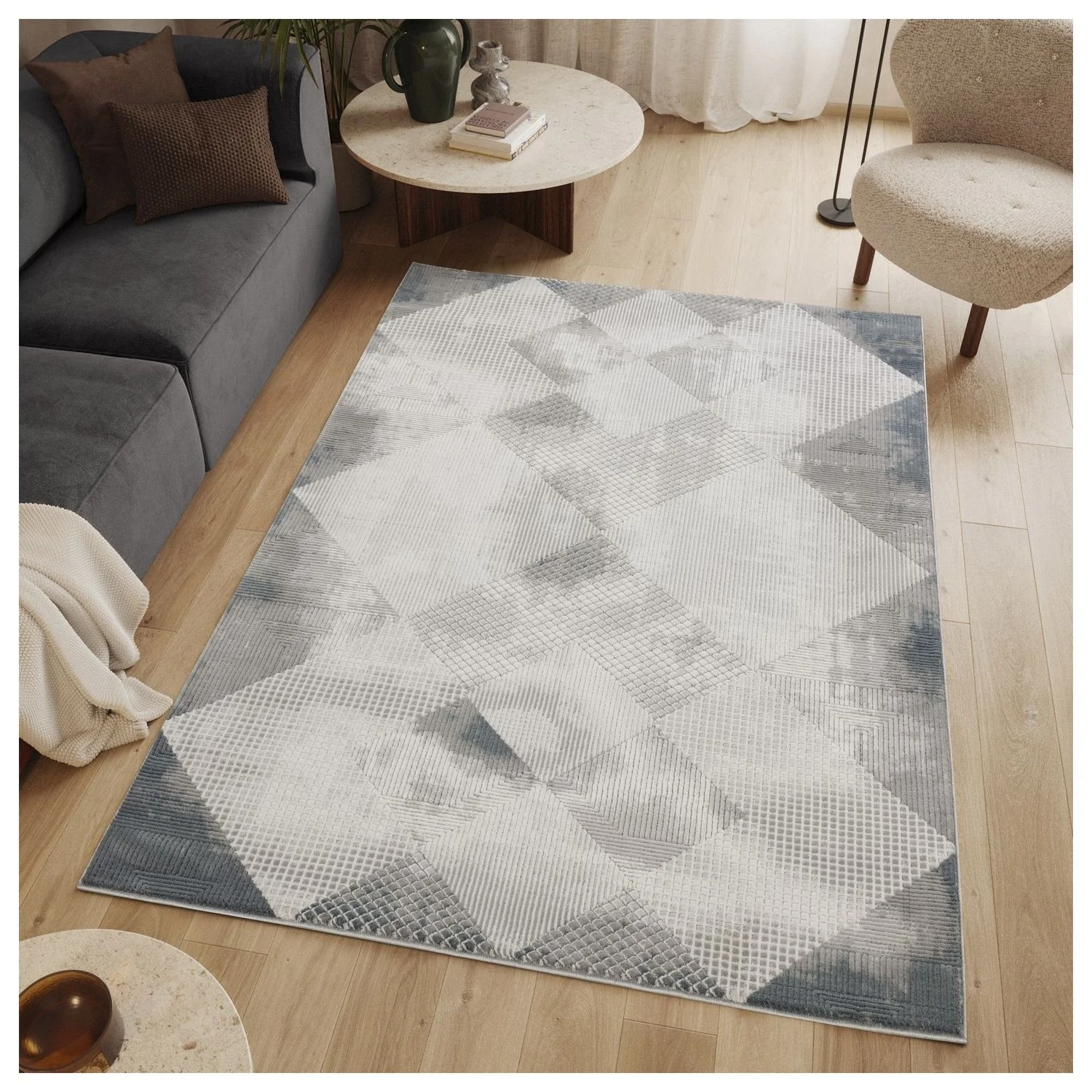 Geometrix - Area Rug With Geometric Effect - Image 6