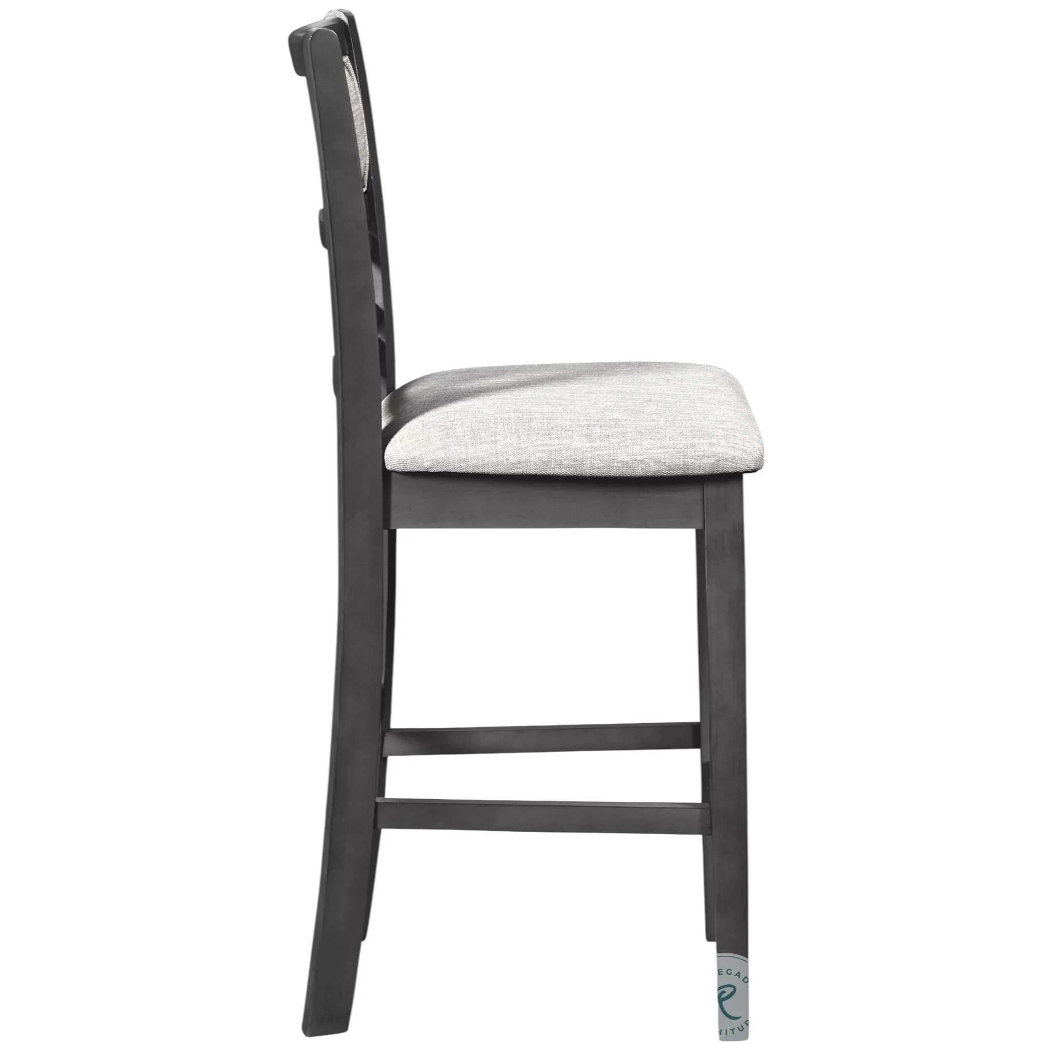 Gia Gray 5 Piece Round Counter Height Dining Room Set - Image 3