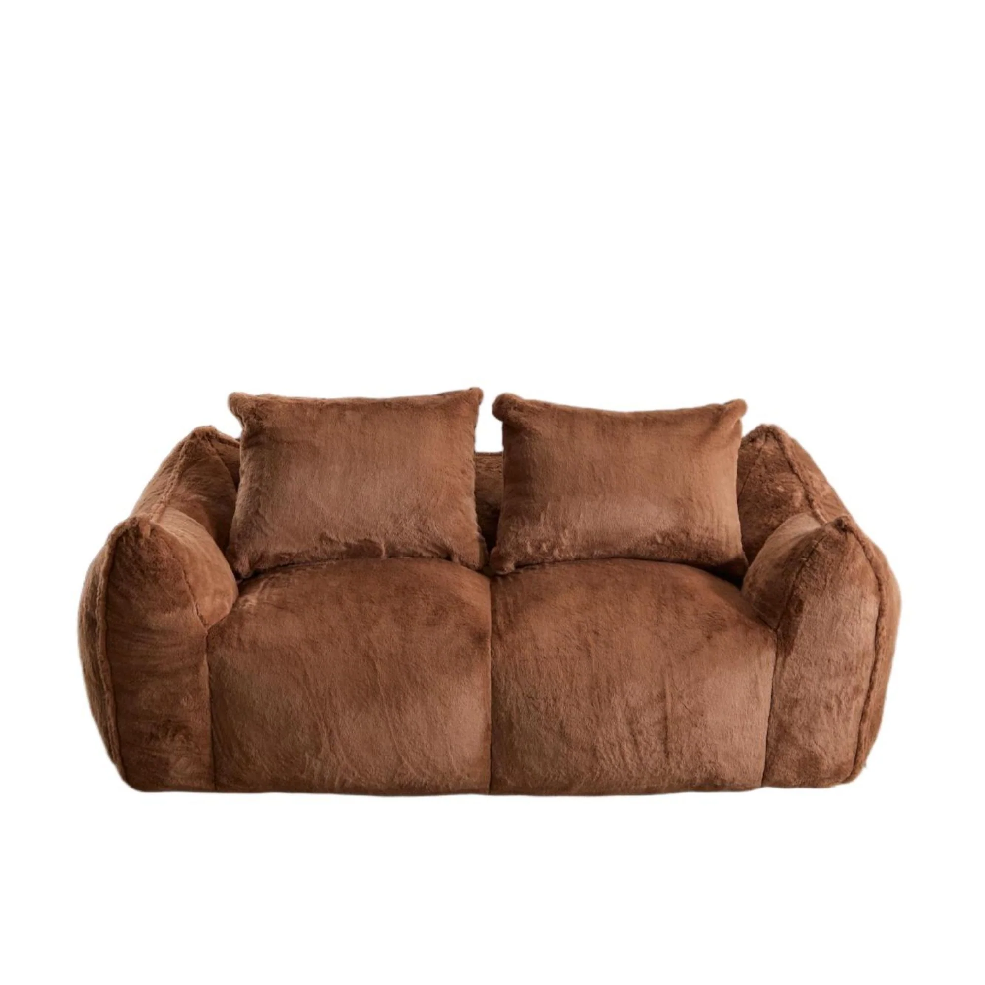 Giant Bean Bag Couch, Ultra Soft Fluffy Loveseat For Living Room - Image 6