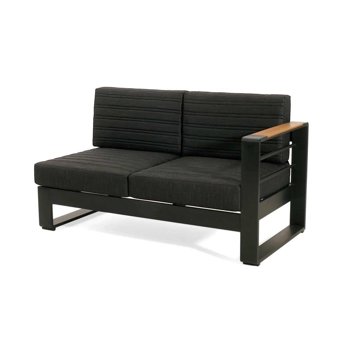 Giovanna V Shape Aluminum Outdoor Sectional Set with Cushions - Image 3