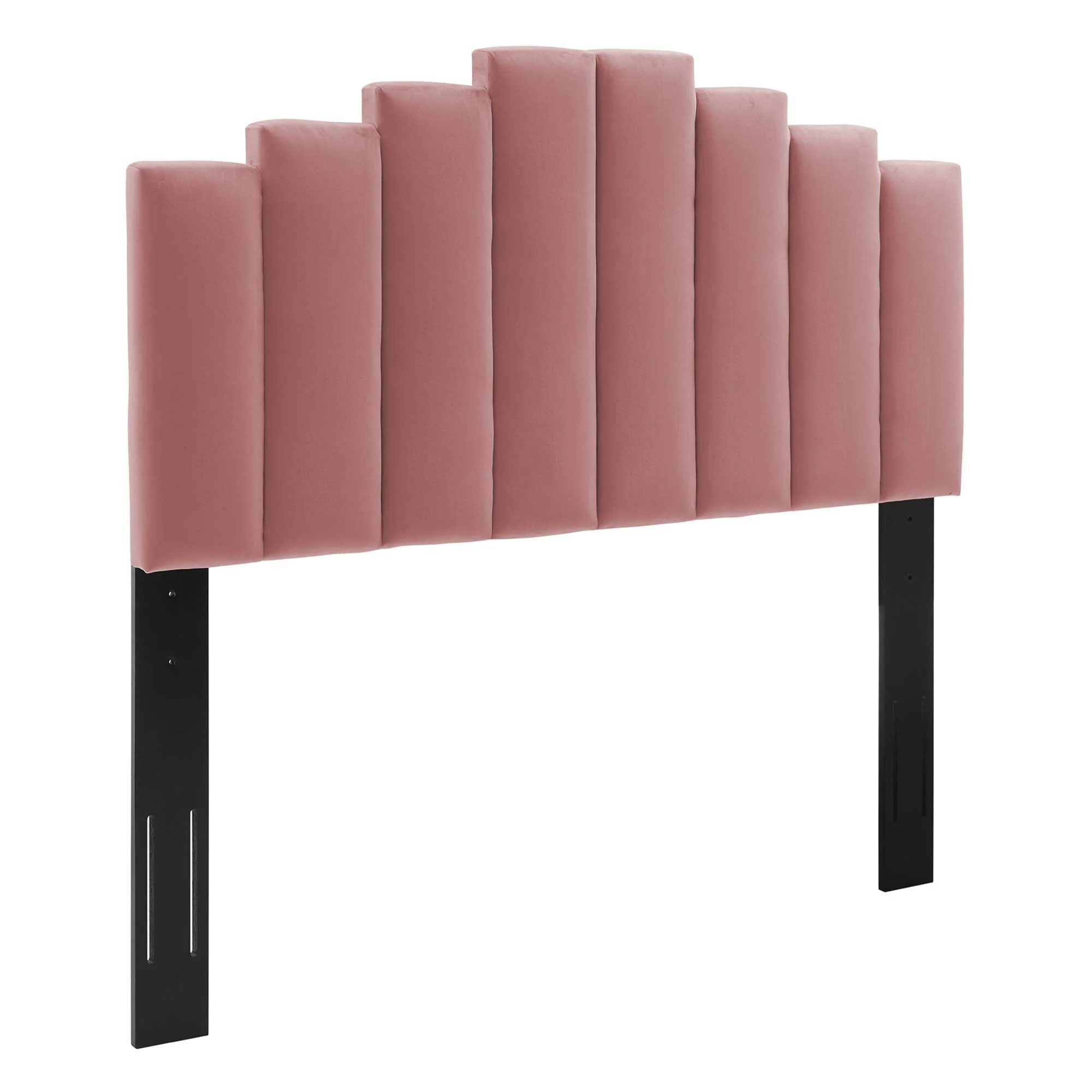 Glam Deco Channel Tufted Performance Velvet Headboard - Image 8