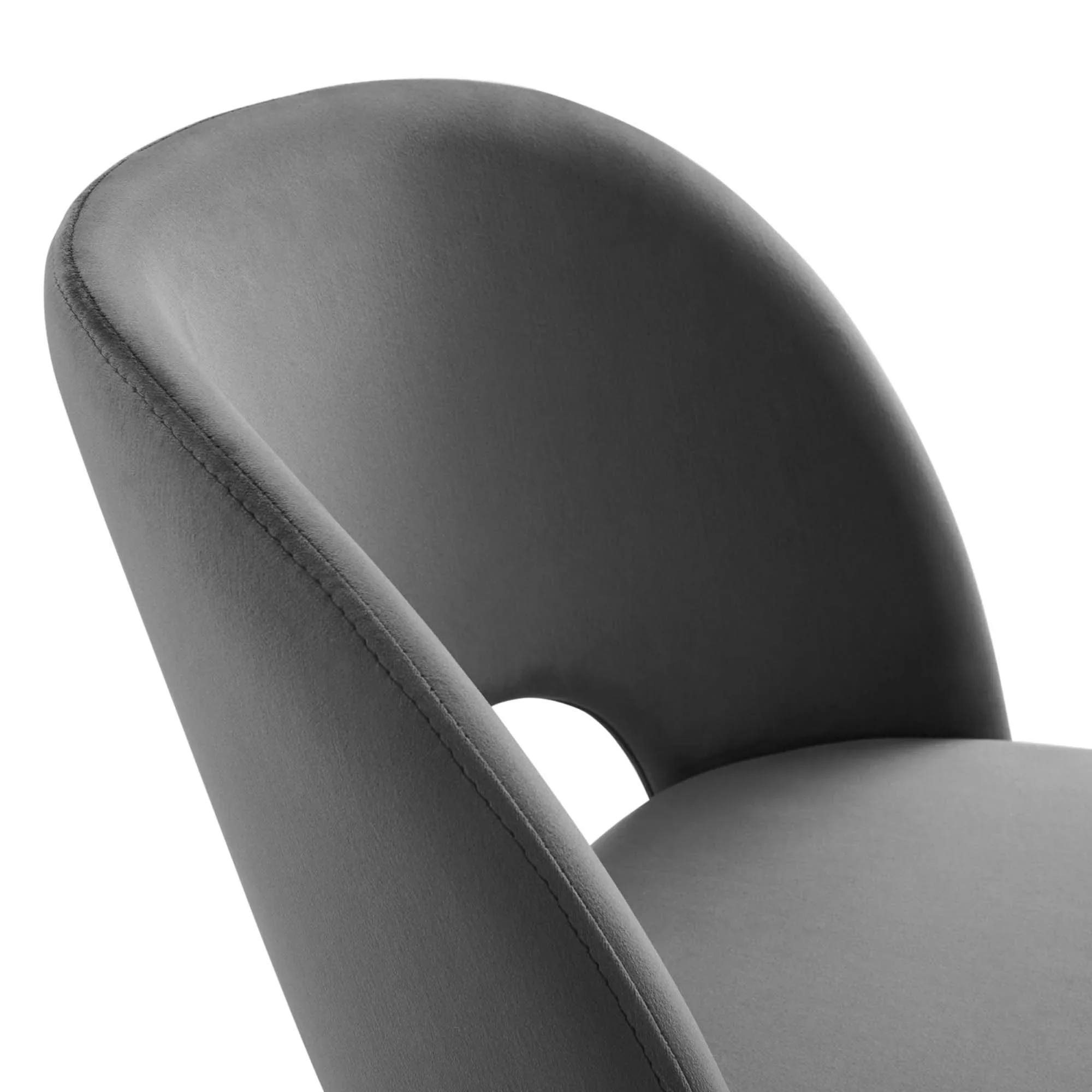 Glam Deco Performance Velvet Dining Side Chair - Image 13