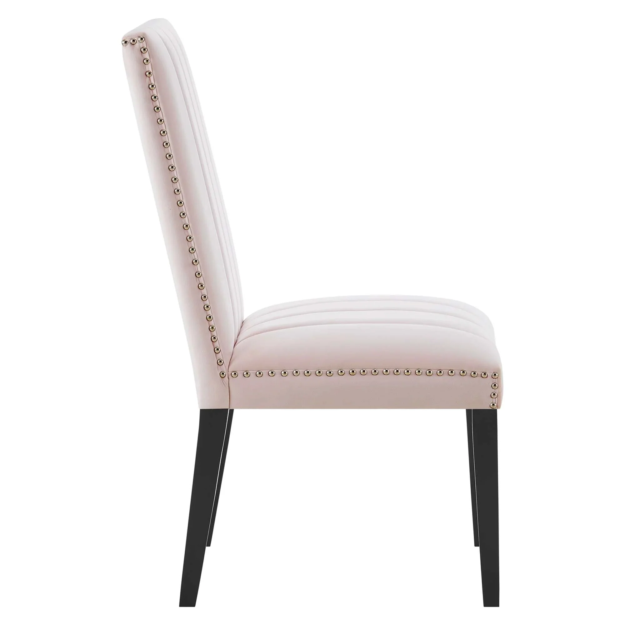 Glam Deco Performance Velvet Dining Side Chairs Set of 2 - Image 9