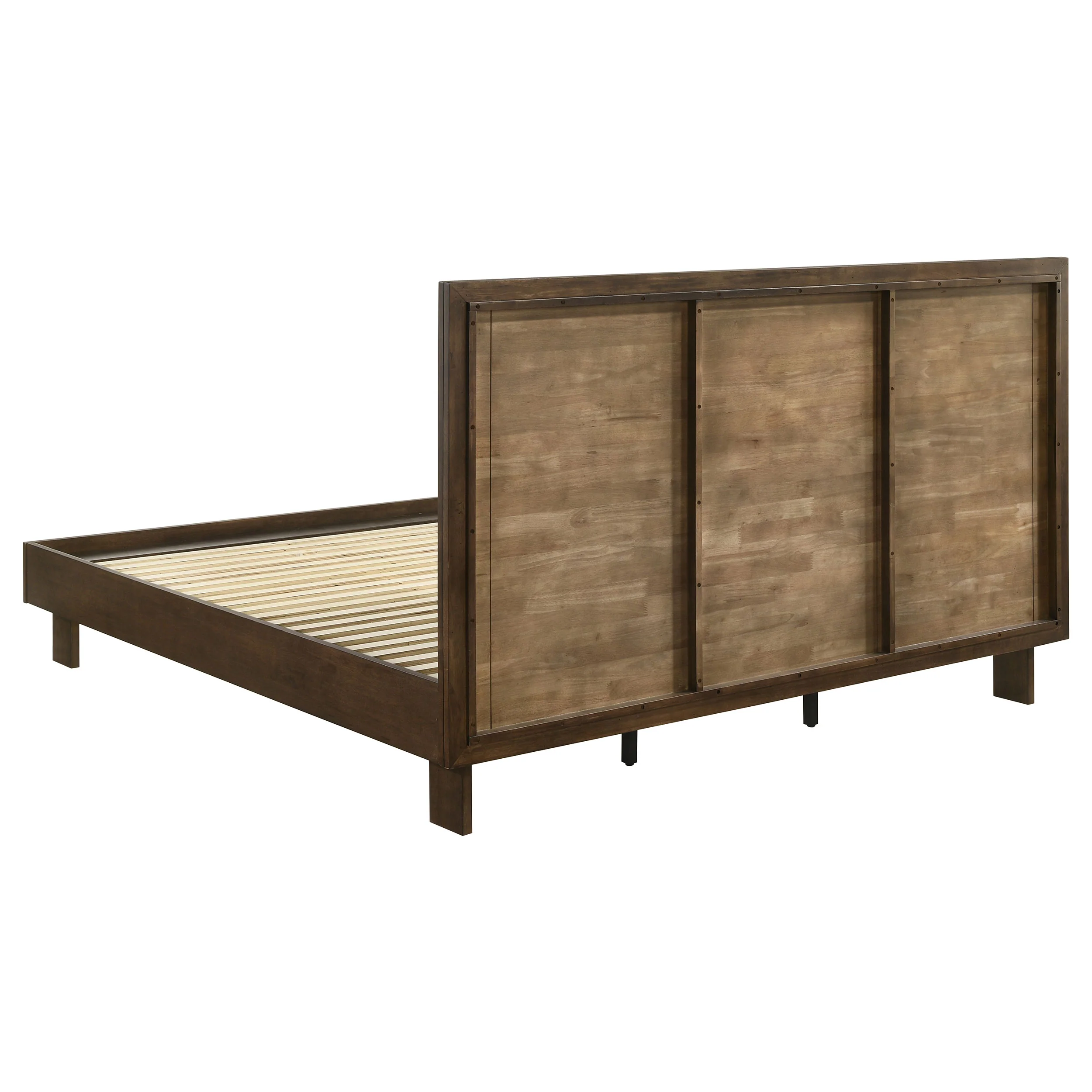 Glenwood 48-inch Eastern King Platform Bed in Warm Brown - Image 4
