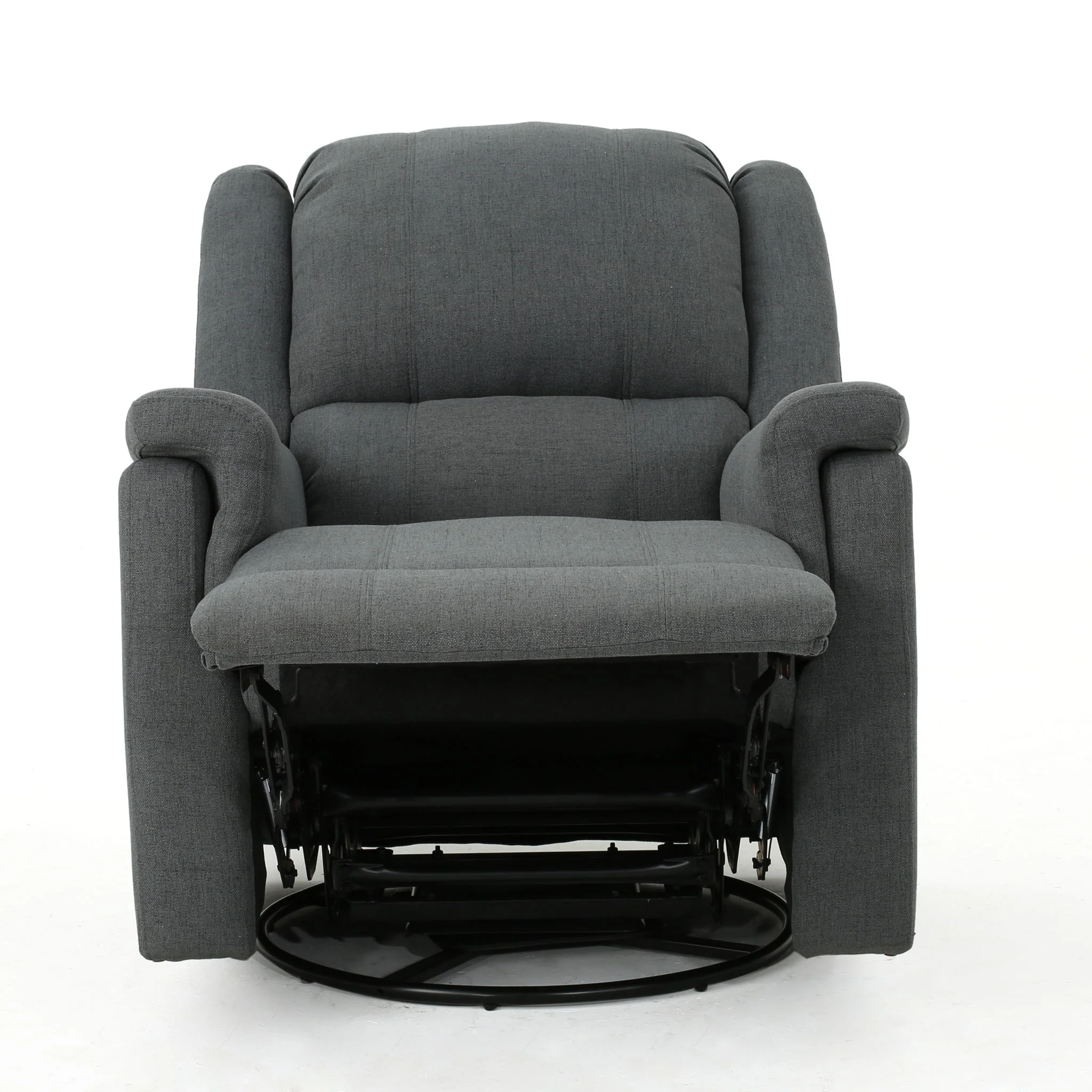 Glider Recliner With Swivel, Manual Reclining Chair - Image 4