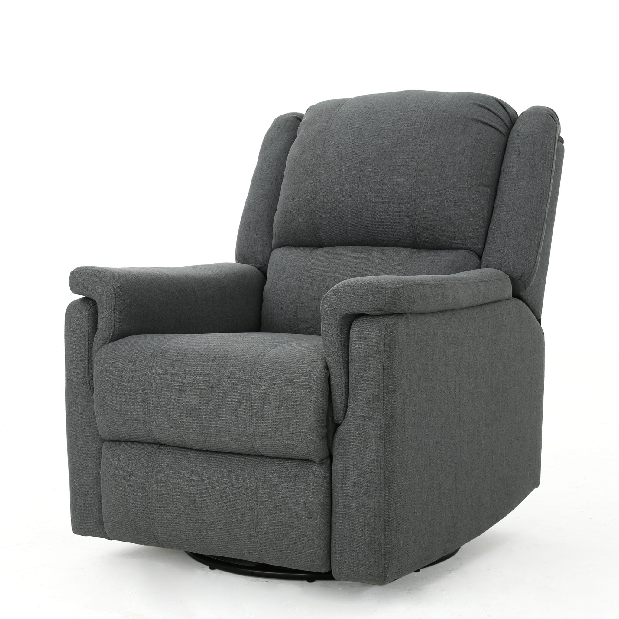 Glider Recliner With Swivel, Manual Reclining Chair - Image 8