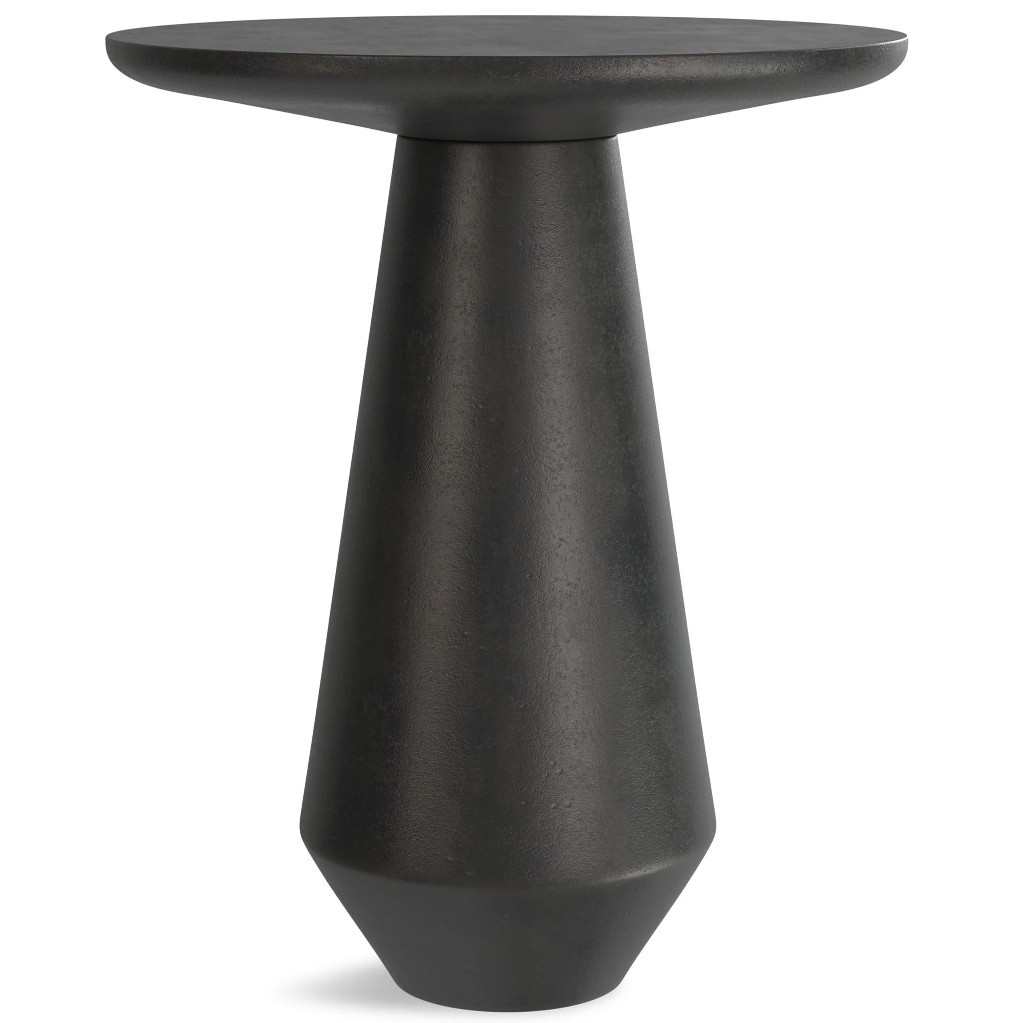 Gloria - Cast Aluminum Side Table - Black - Image 8