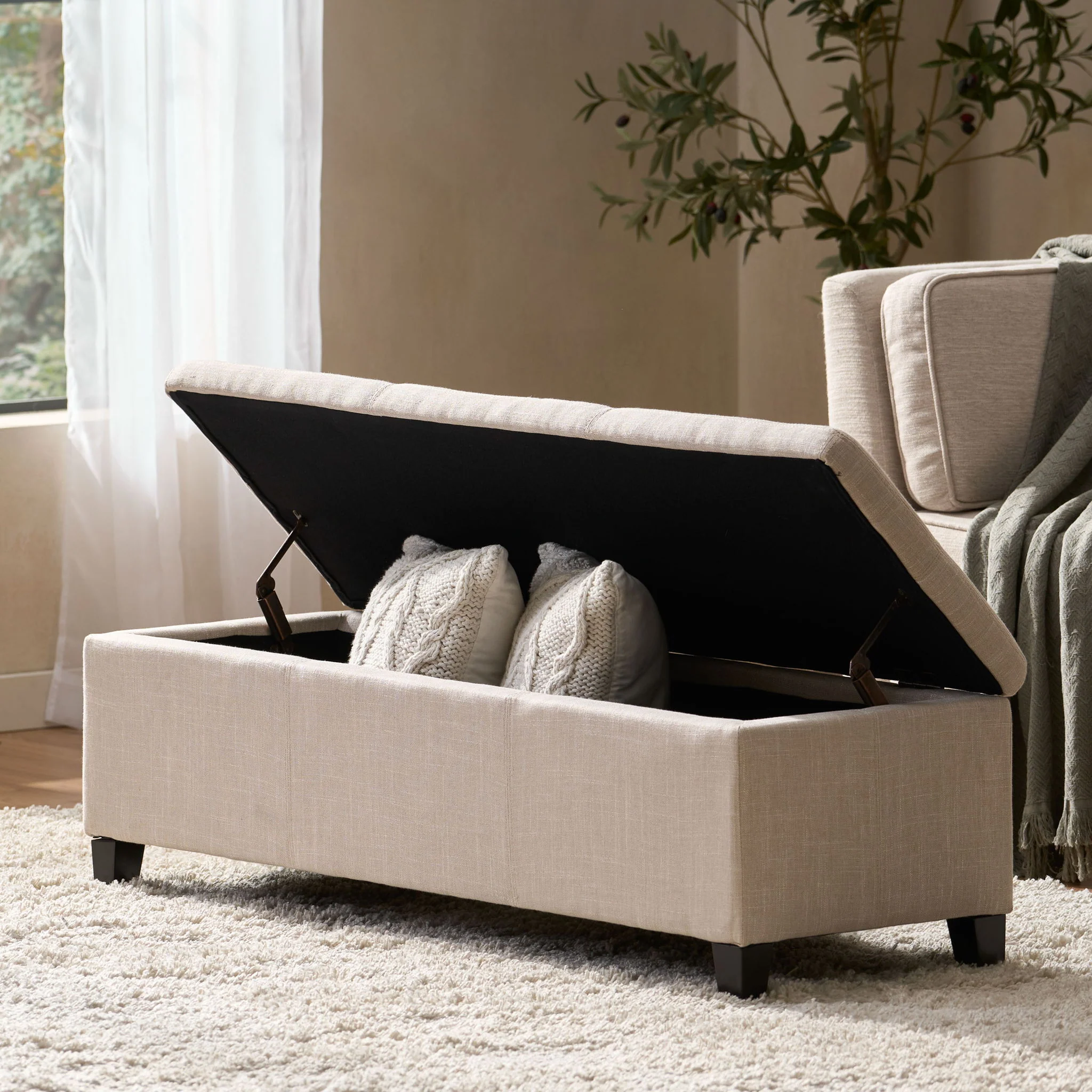 Glouster - Contemporary Storage Ottoman - Image 12