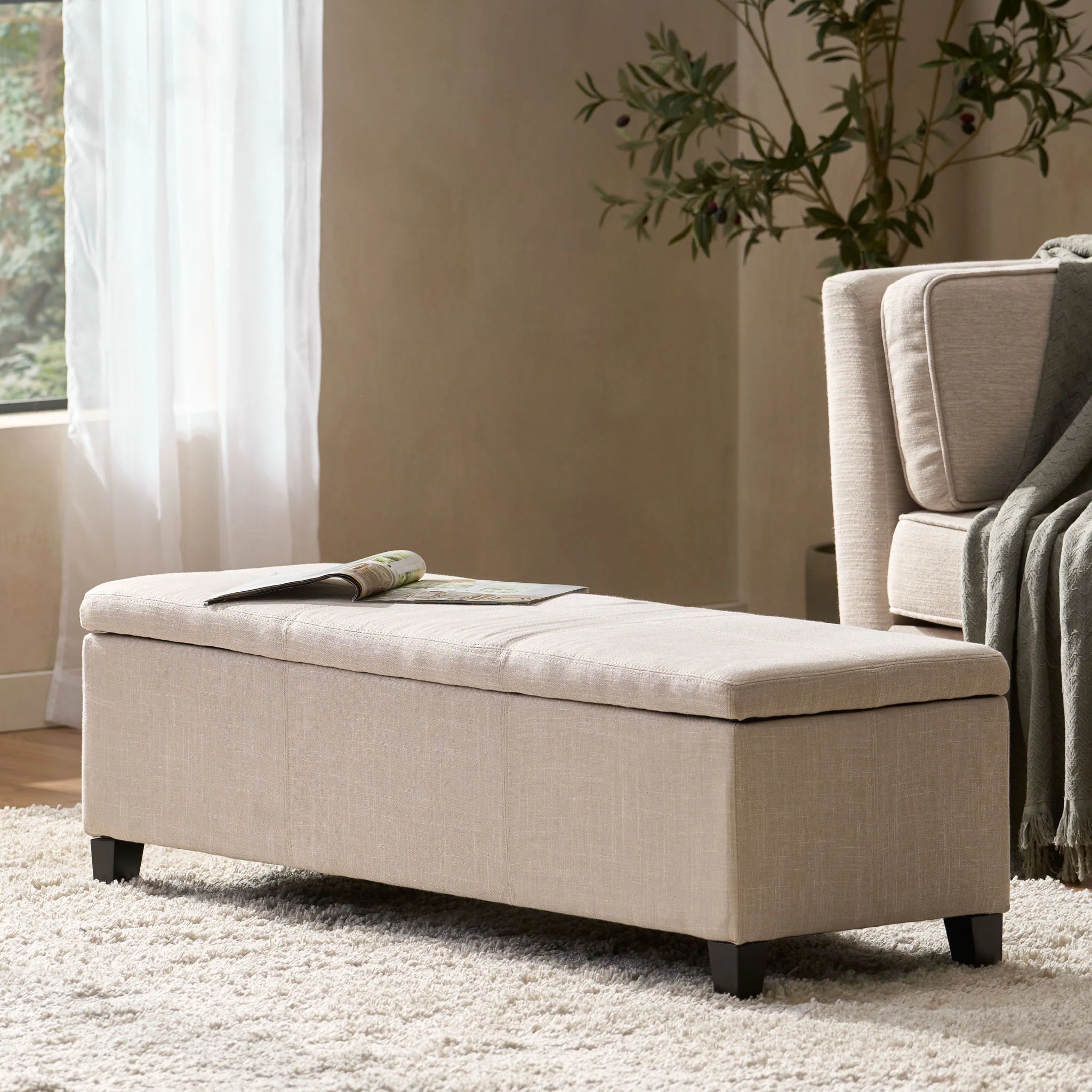 Glouster - Contemporary Storage Ottoman - Image 35