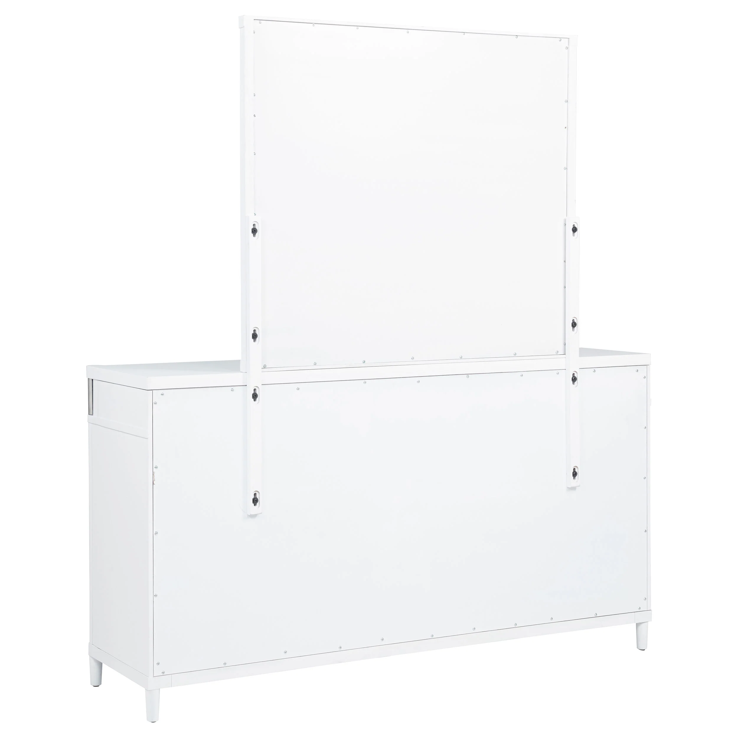 Gracemont 8-Drawer Bedroom Dresser with Mirror White - Image 8