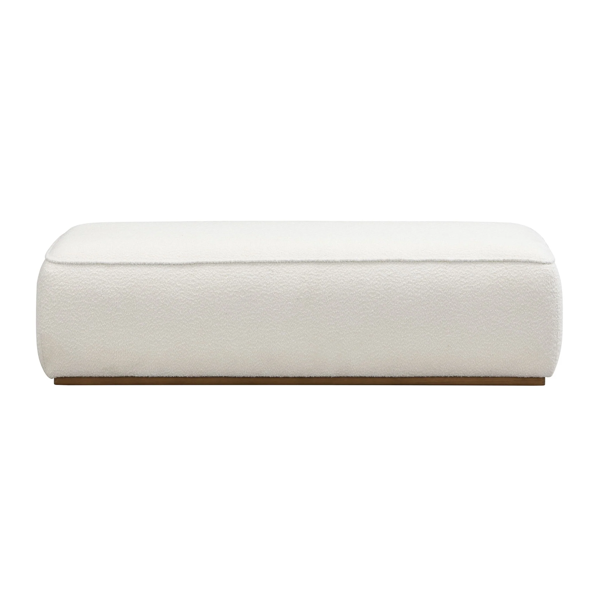 Grainy Footstool For Home - Beige - Image 4
