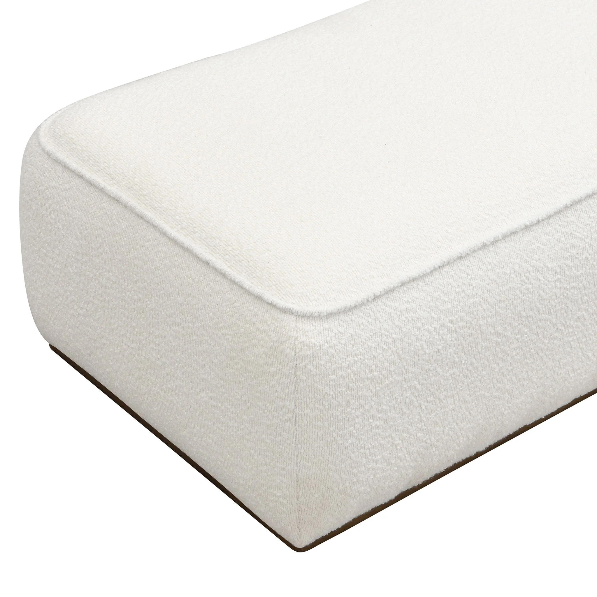 Grainy Footstool For Home - Beige - Image 5