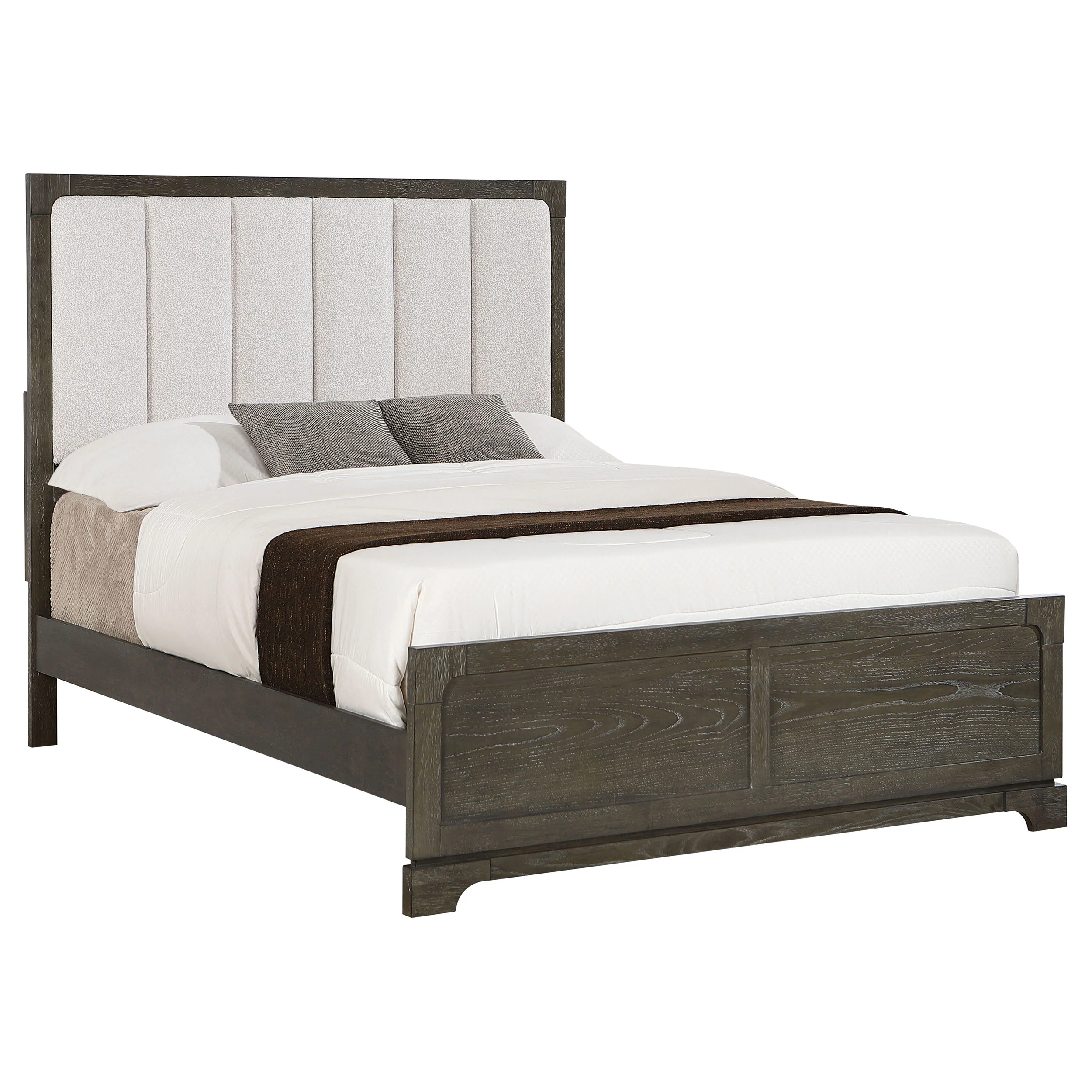 Gran Park 59-inch Queen Panel Bed Dark Cocoa - Image 4
