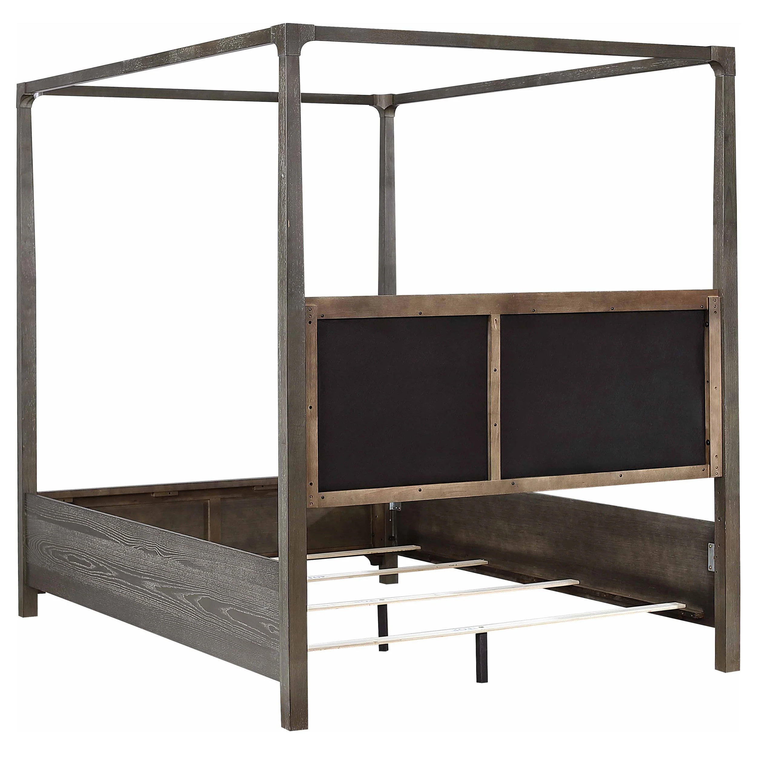 Gran Park Queen Canopy Bed, Dark Cocoa - Image 2