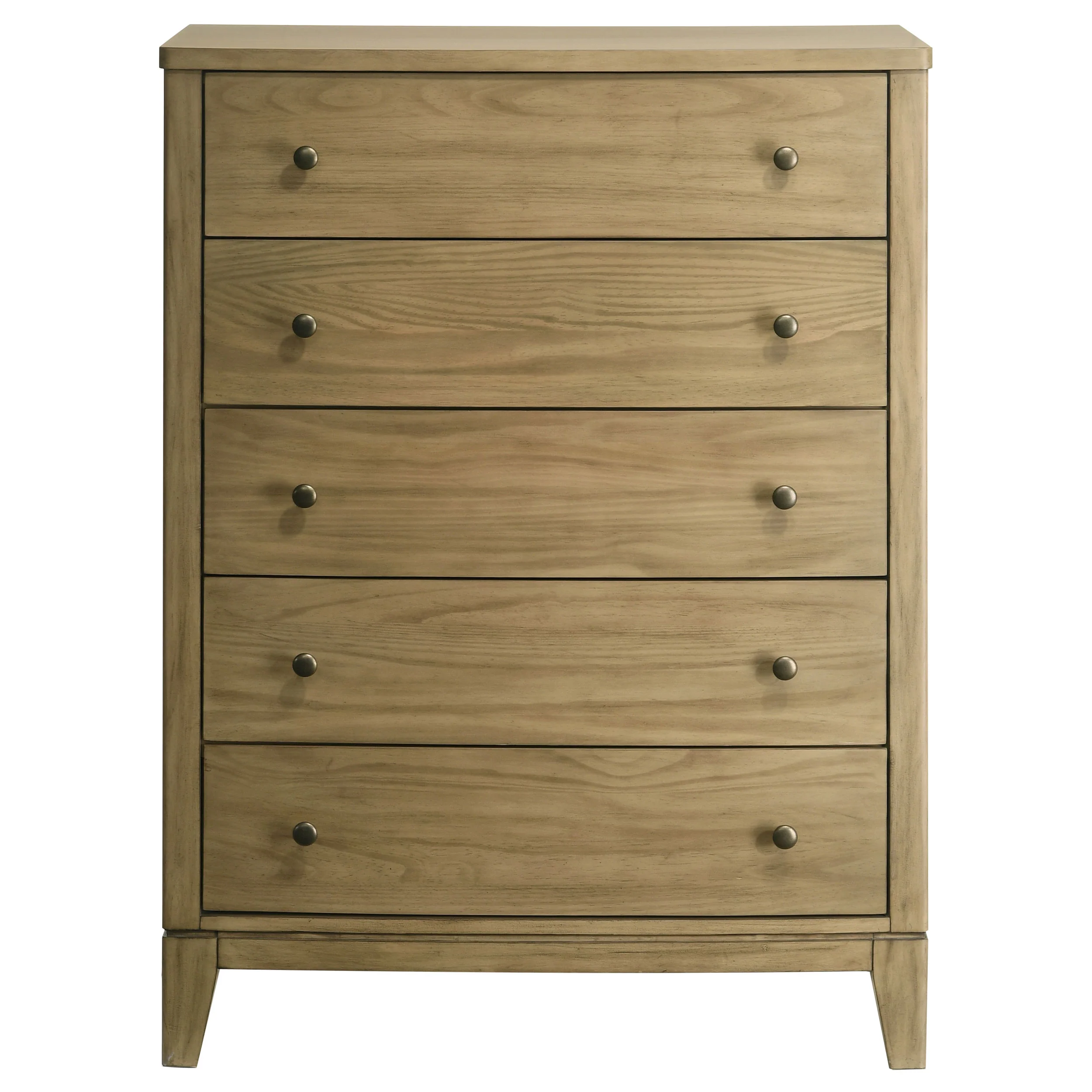 Granada 5-Drawer Chest of Drawers in Natural Pine - Image 4