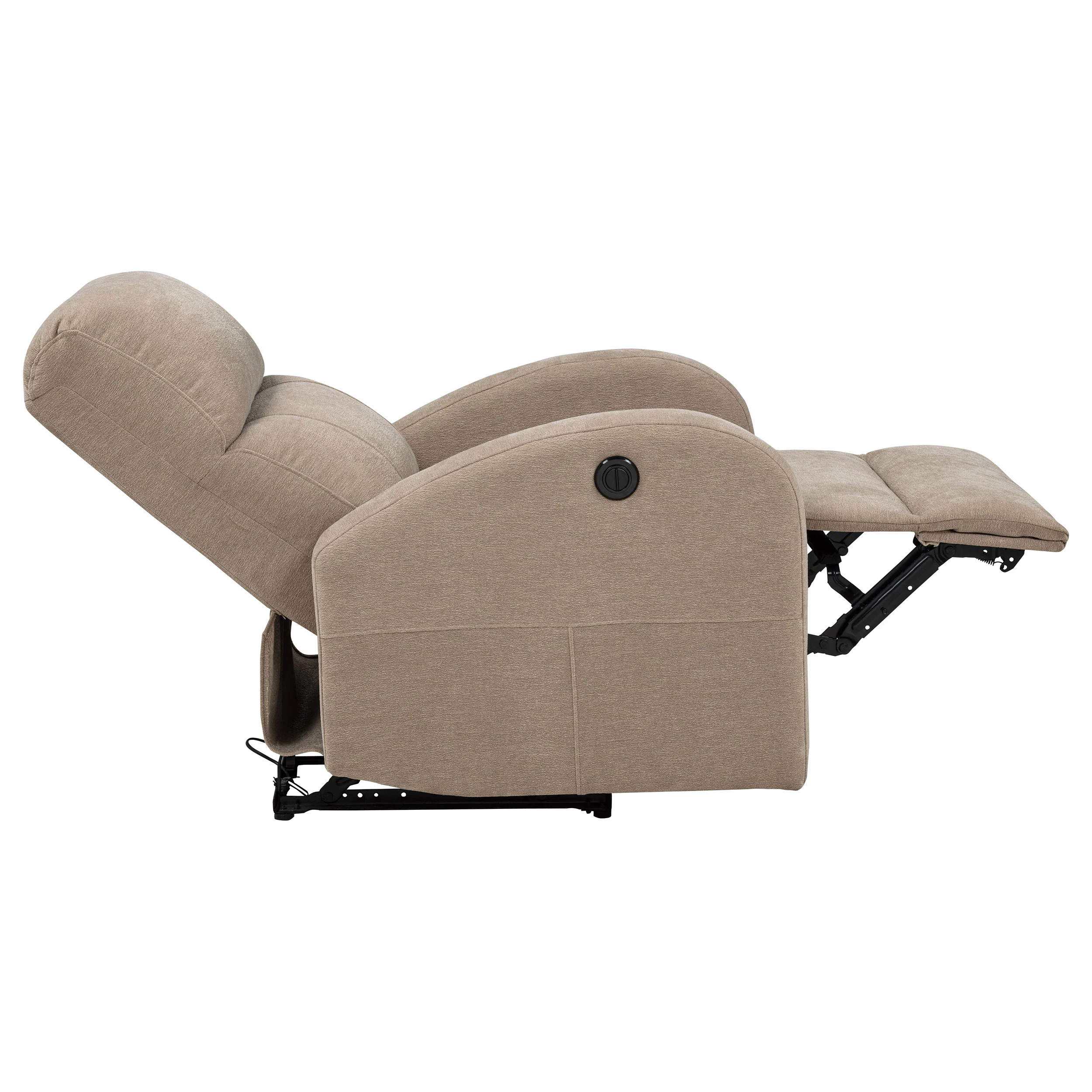 Grant Fabric Upholstered Power Recliner Chair Camel - Image 7