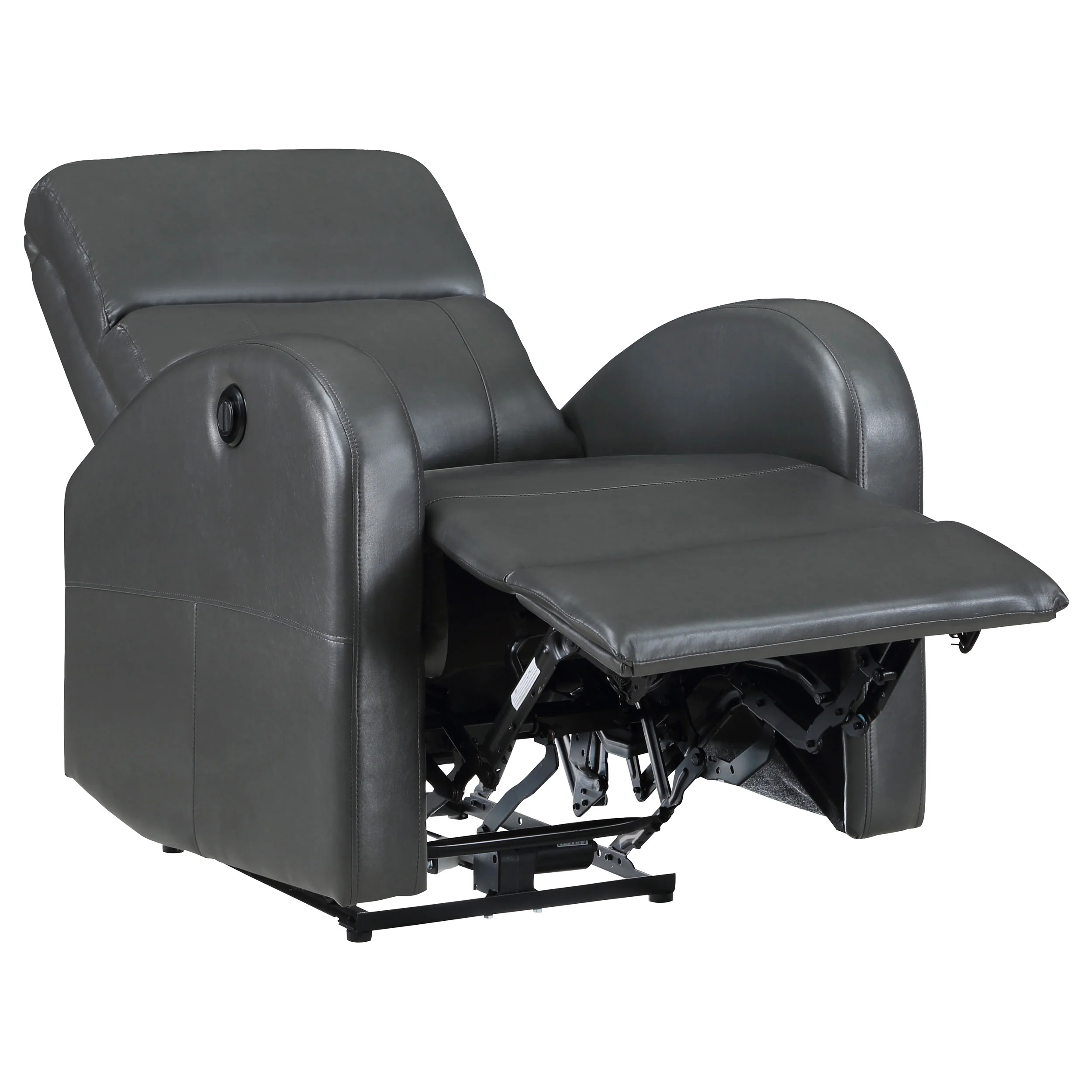 Grant Upholstered Power Recliner Chair - Grey - Image 5
