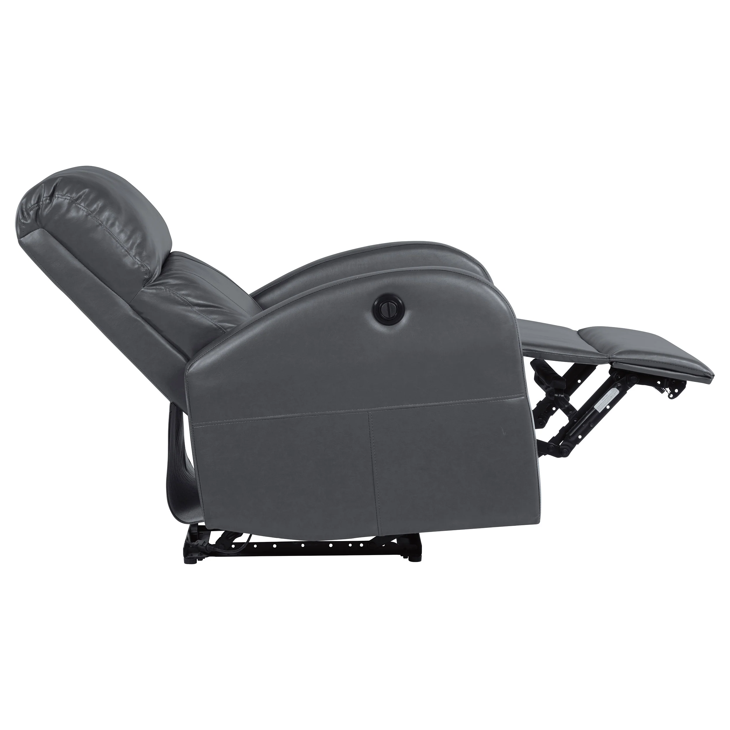 Grant Upholstered Power Recliner Chair - Grey - Image 6